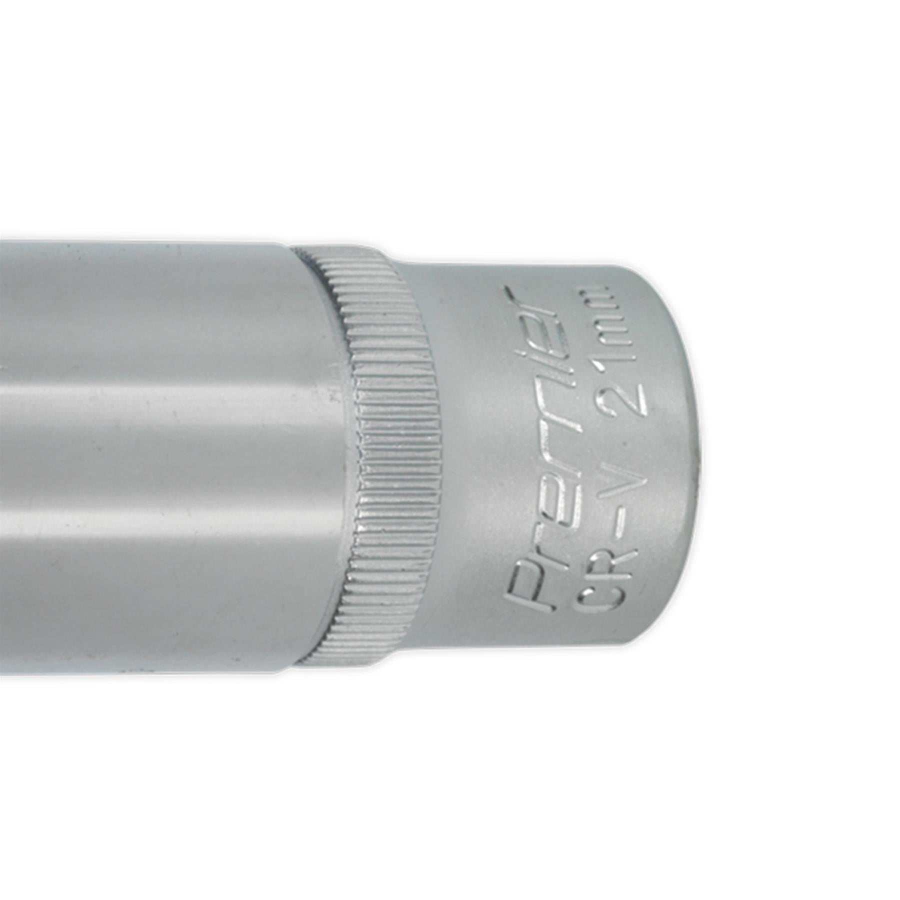 Sealey WallDrive® Socket 21mm Deep 1/2"Sq Drive