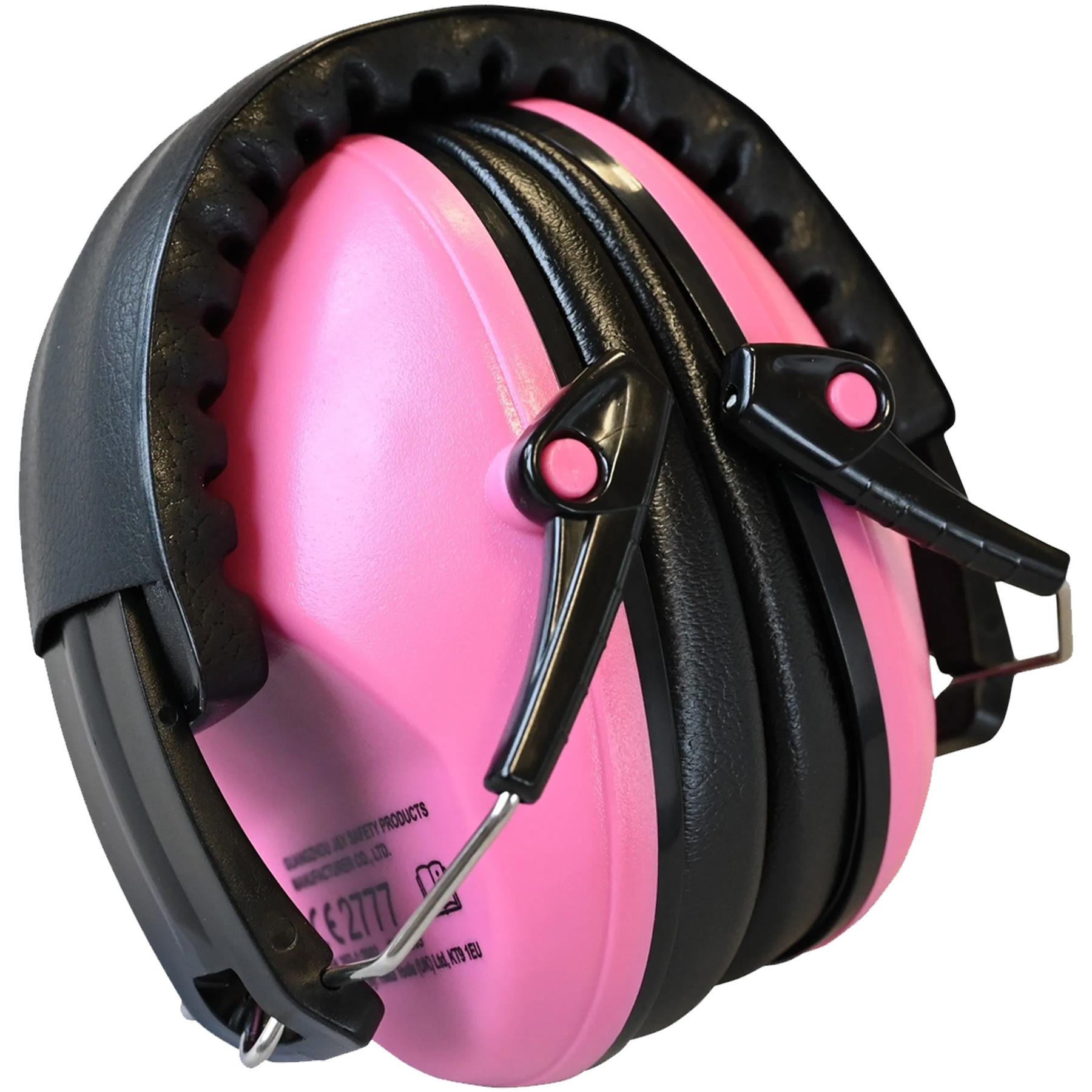 Junior Children's Ear Defenders Noise Reduction Lightweight Ear Muffs SNR27 Pink