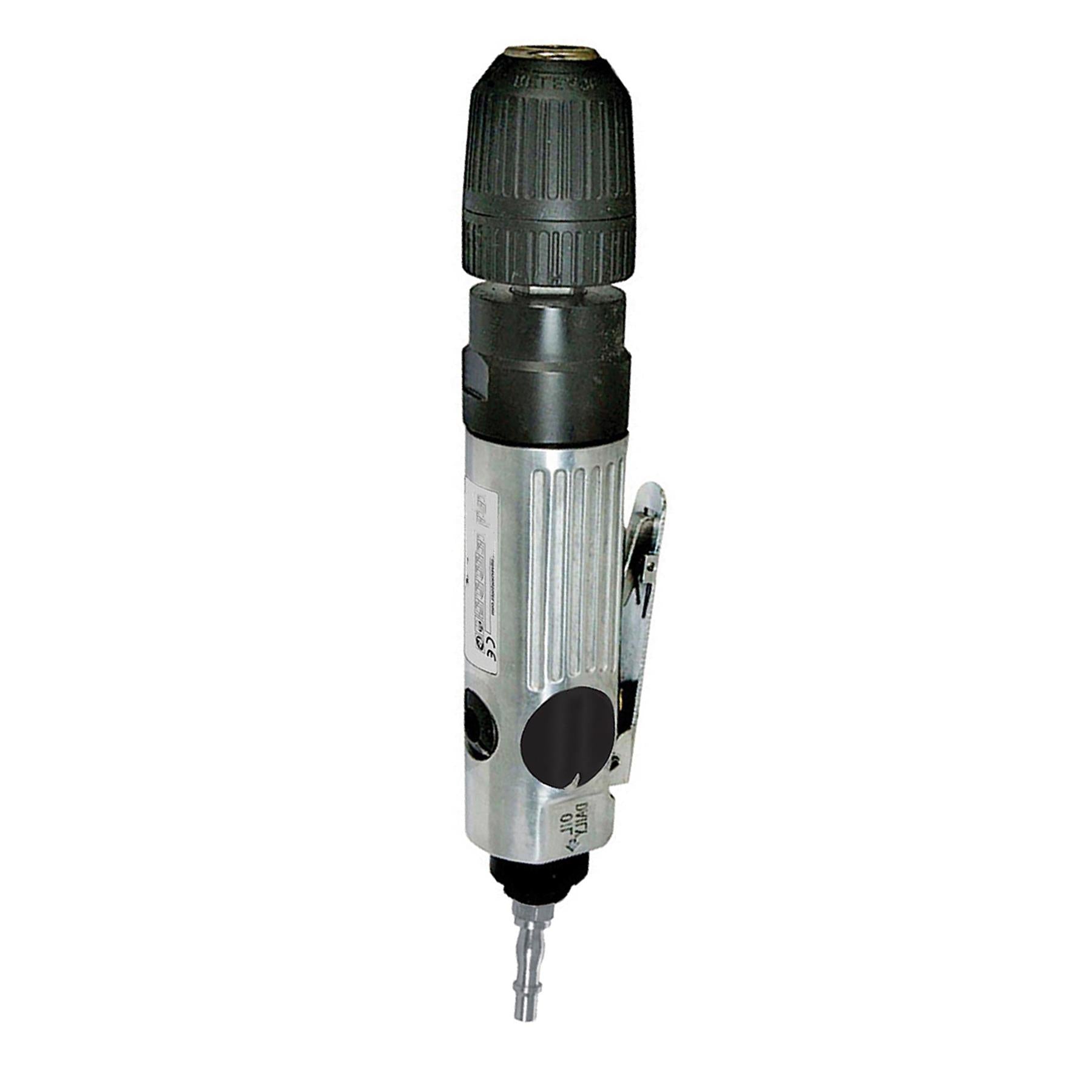 Straight Air Drill 10mm Keyless Chuck Mechanics Air Tools Lightweight & Compact