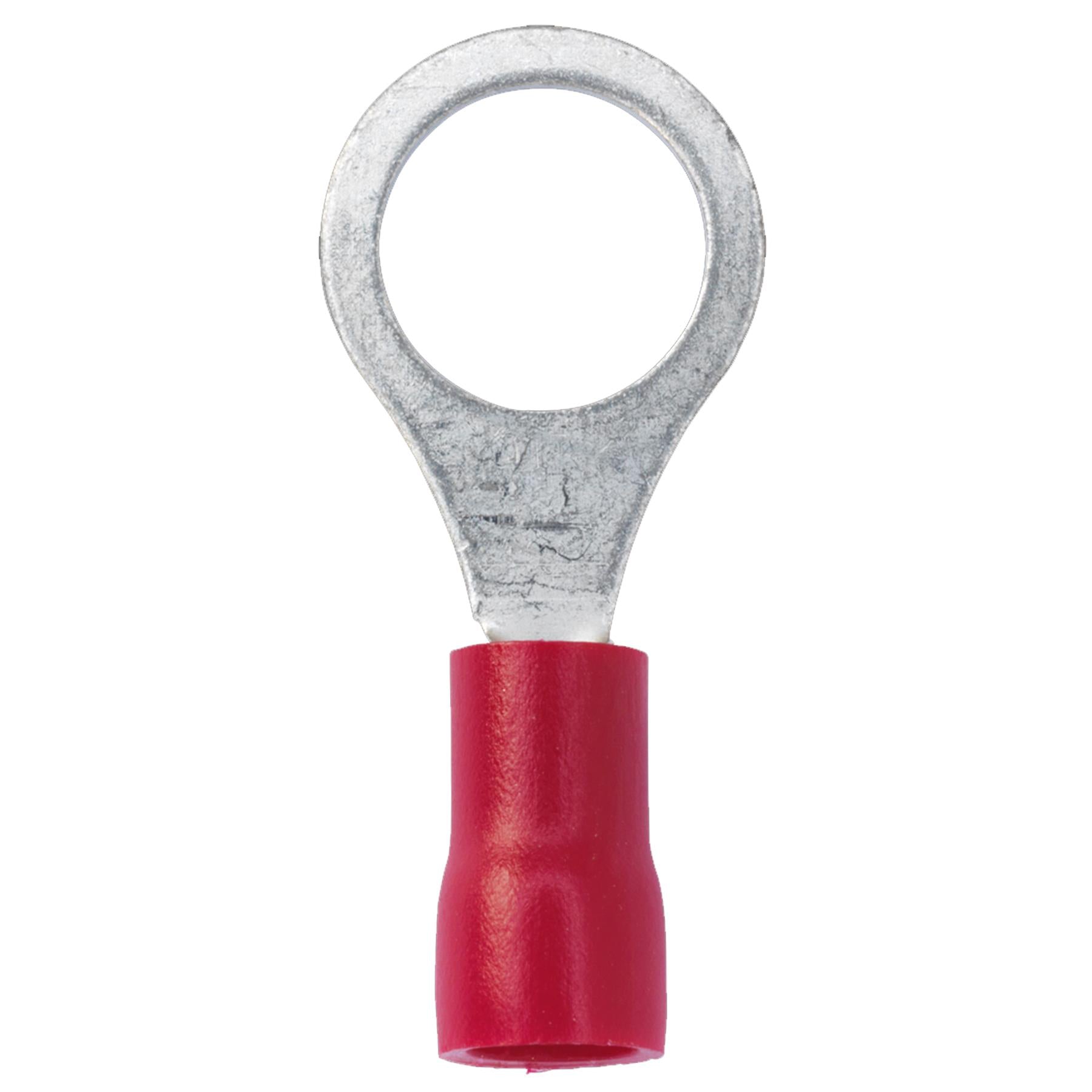 Sealey Easy-Entry Ring Terminal 8.4mm (5/16") Red Pack of 100