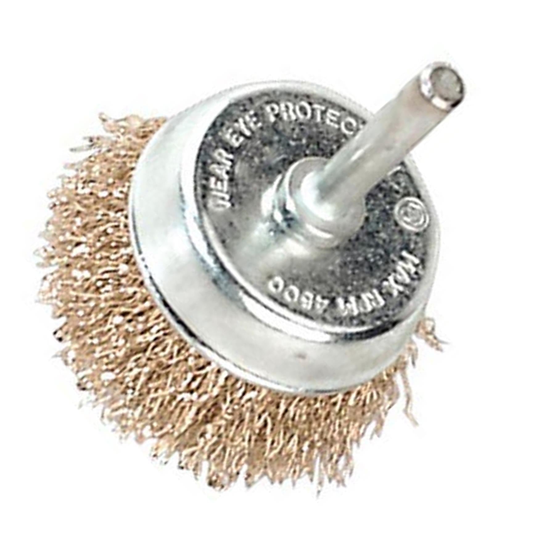 Sealey Wire Cup Brush 50mm with 6mm Shaft