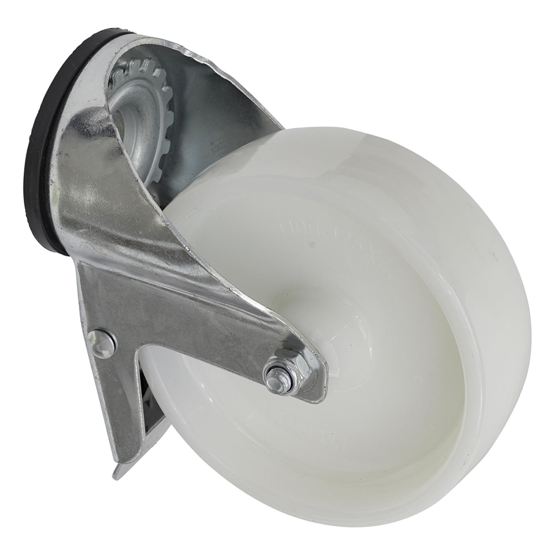 Sealey Castor Wheel Bolt Hole Swivel with Total Lock 125mm