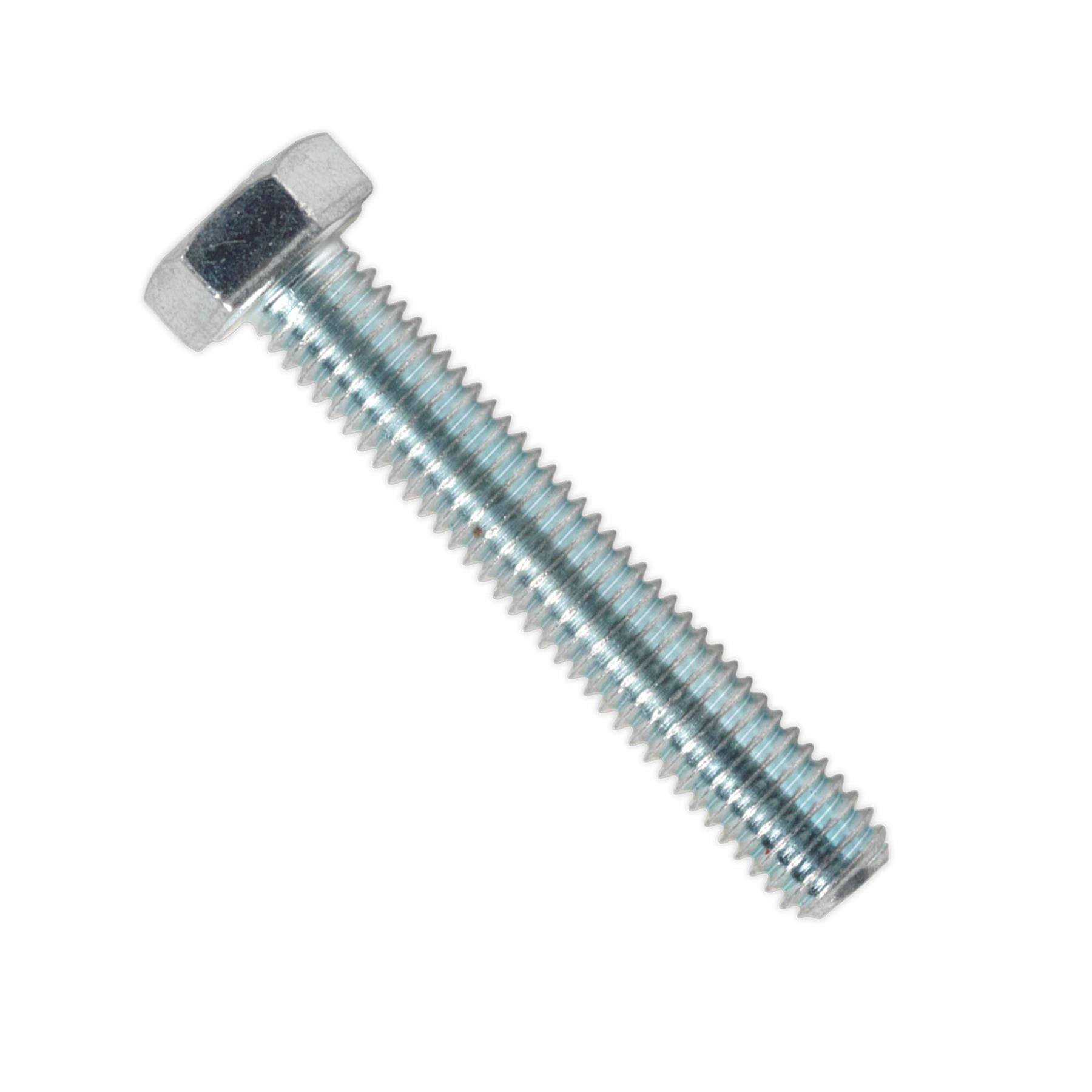 HT Setscrew M5 x 30mm 8.8 Zinc Pack of 50. Sealey