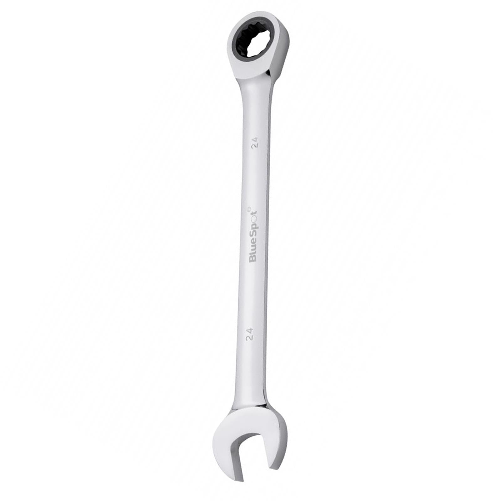 Blue Spot Fixed head Ratchet Spanner Combination Ring open end Wrench 24mm