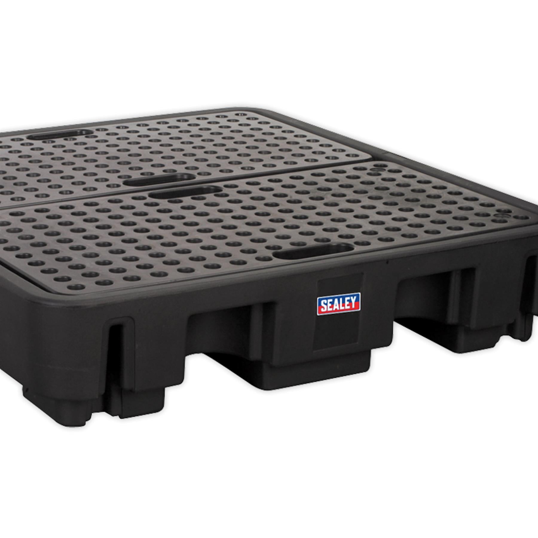 Sealey Barrel Bund Polyethylene 1380 x 1290 x 280mm 4 Drum