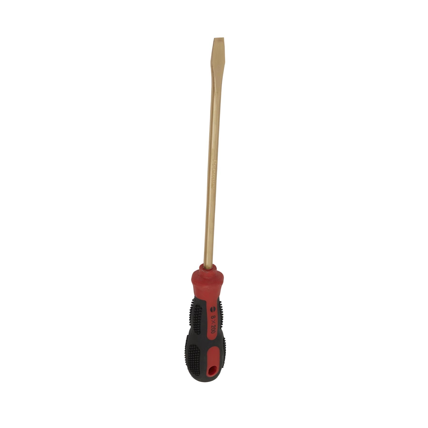 Sealey Screwdriver Slotted 8 x 200mm - Non-Sparking