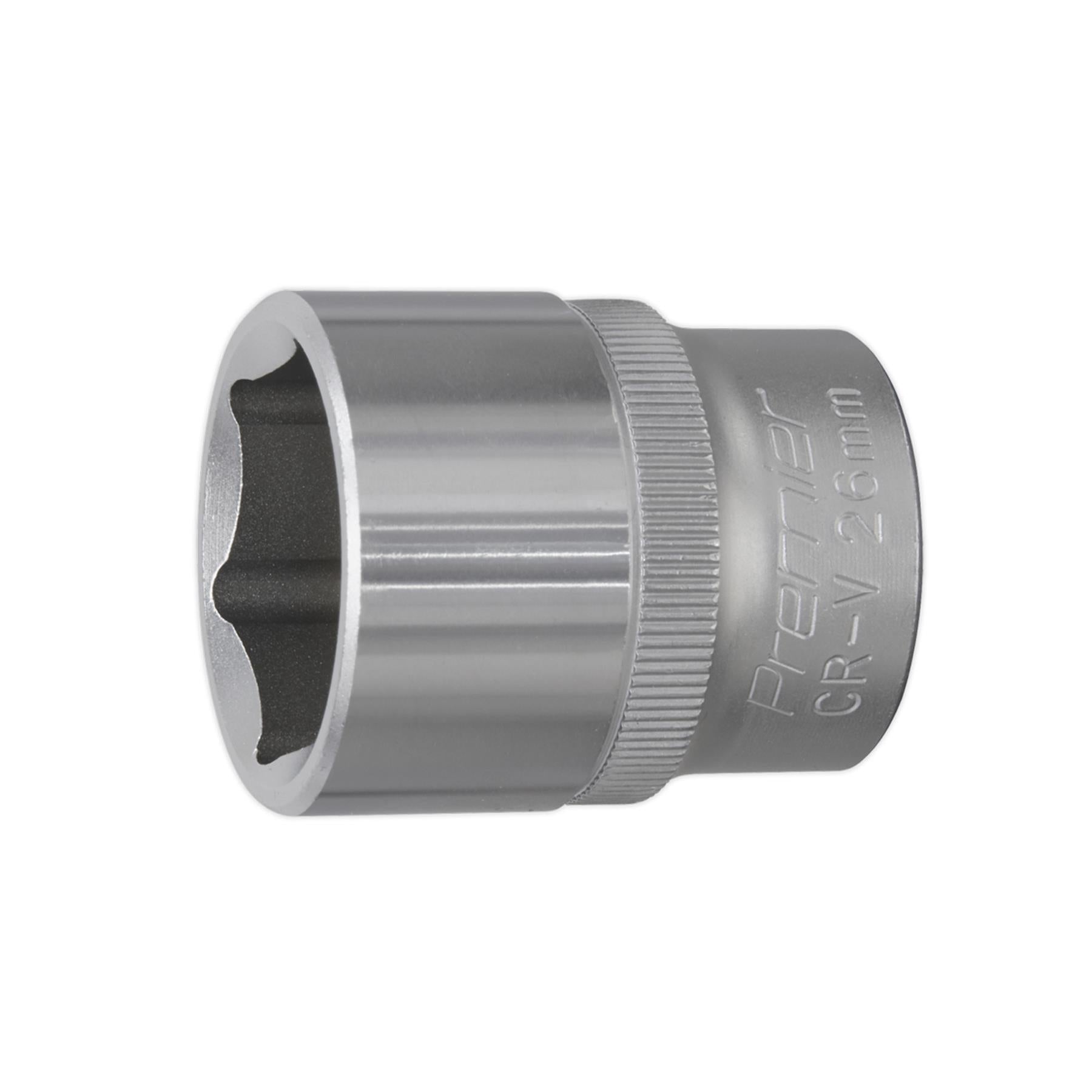 Sealey WallDrive Socket 26mm 1/2"Sq Drive