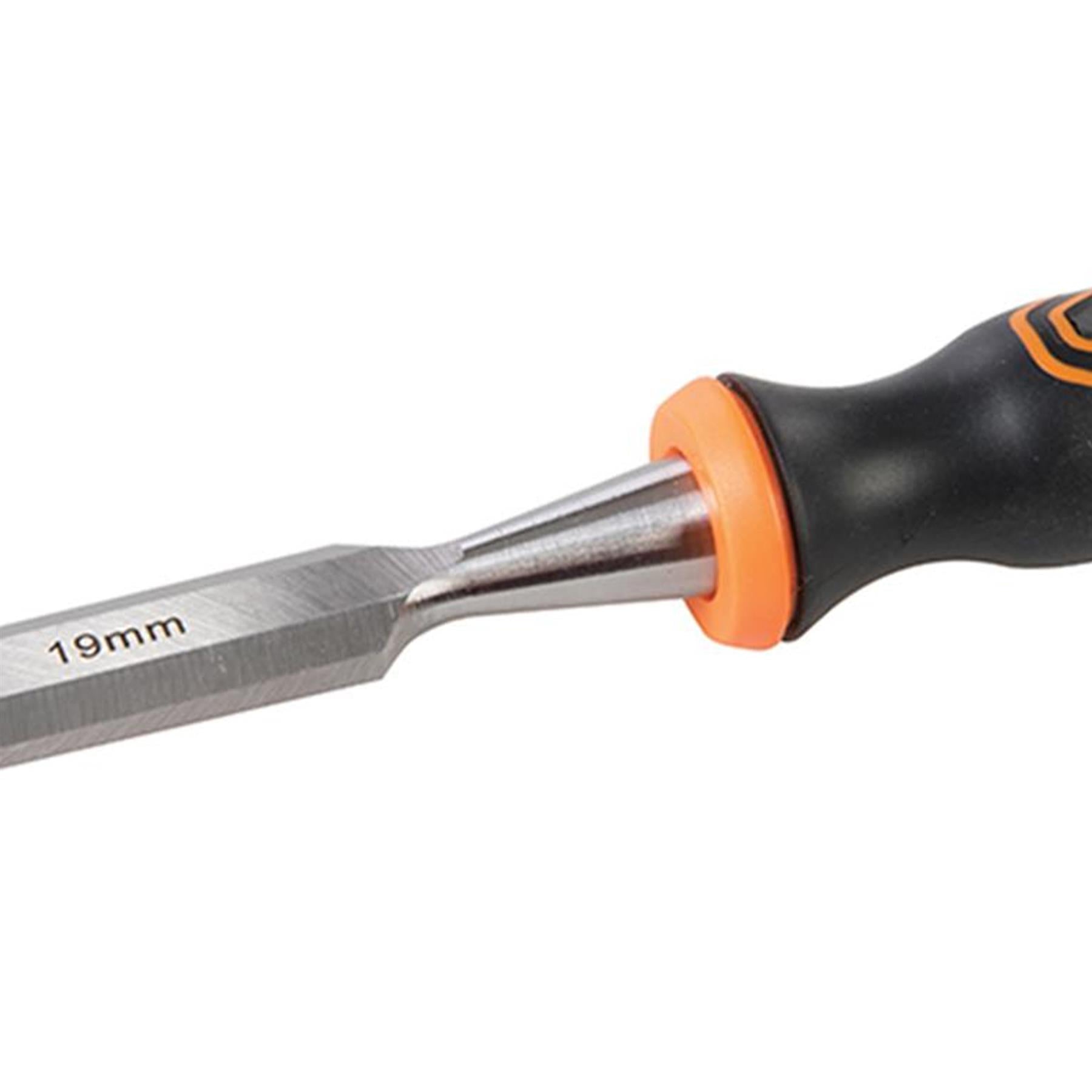 Wood Chisel Fully Forged Chrome Vanadium Steel Blade/Soft Grip Handle Twc19 19mm