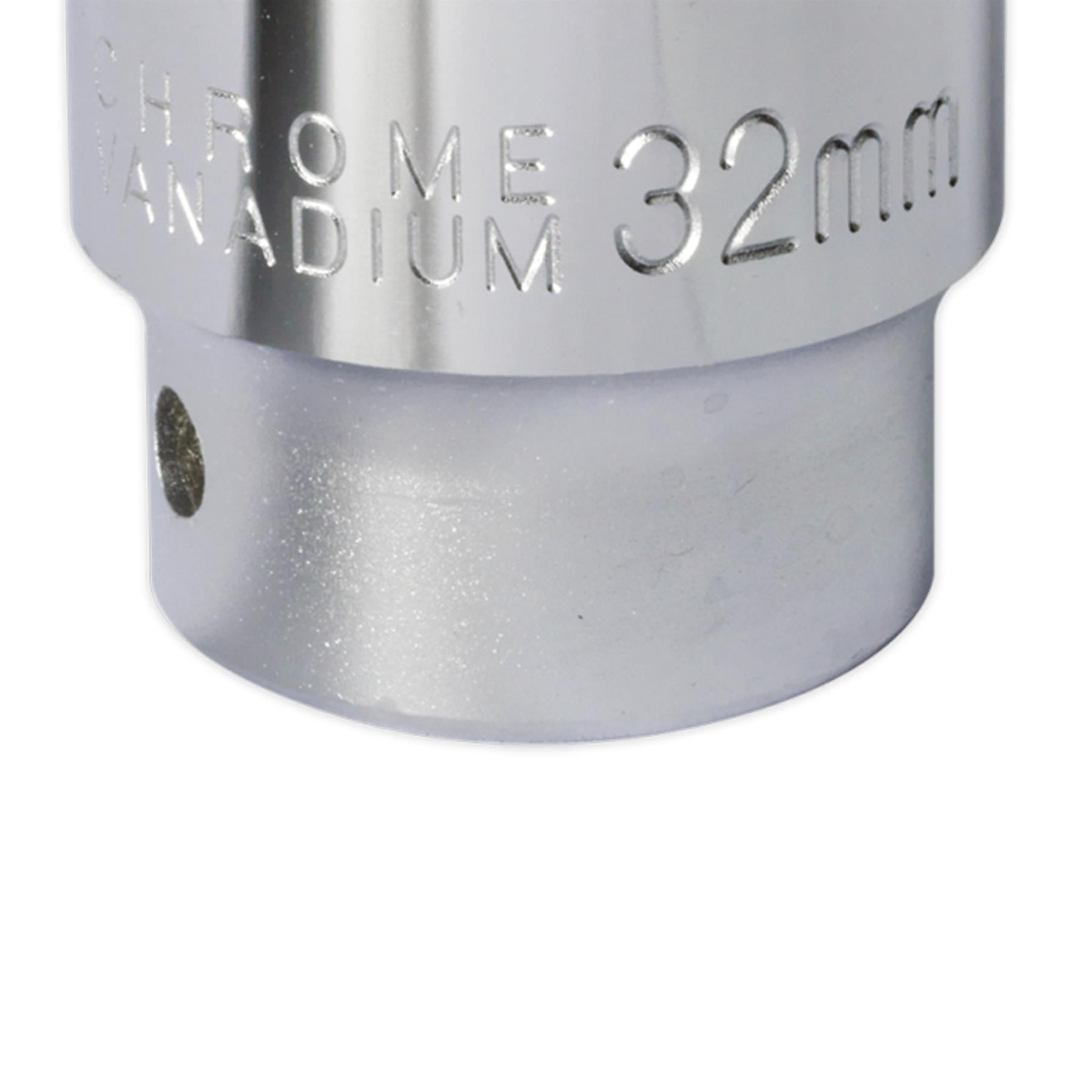 Sealey WallDrive Socket 32mm 3/4"Sq Drive