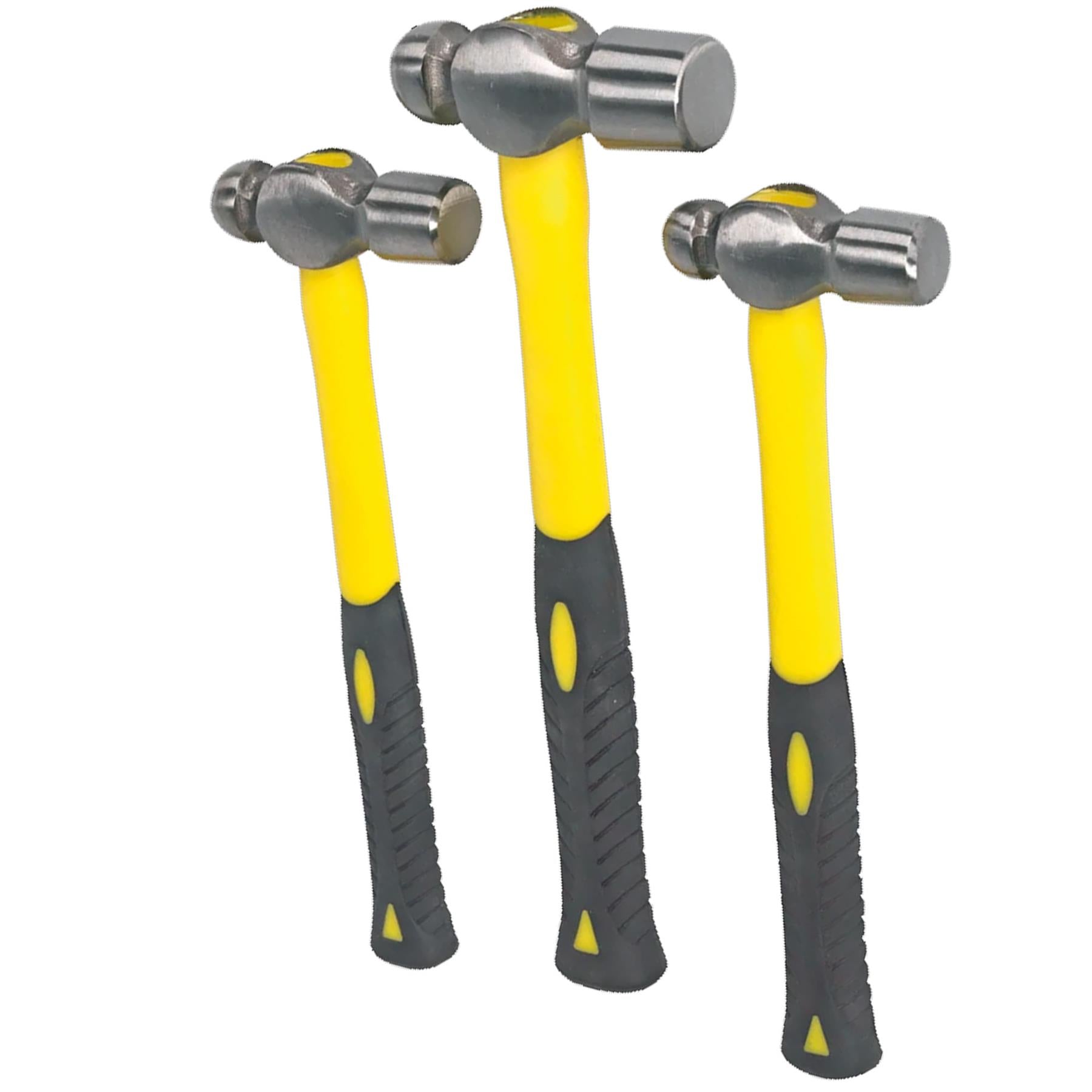 Sealey Ball Pein Hammer Set 3pc Fibreglass Shafts