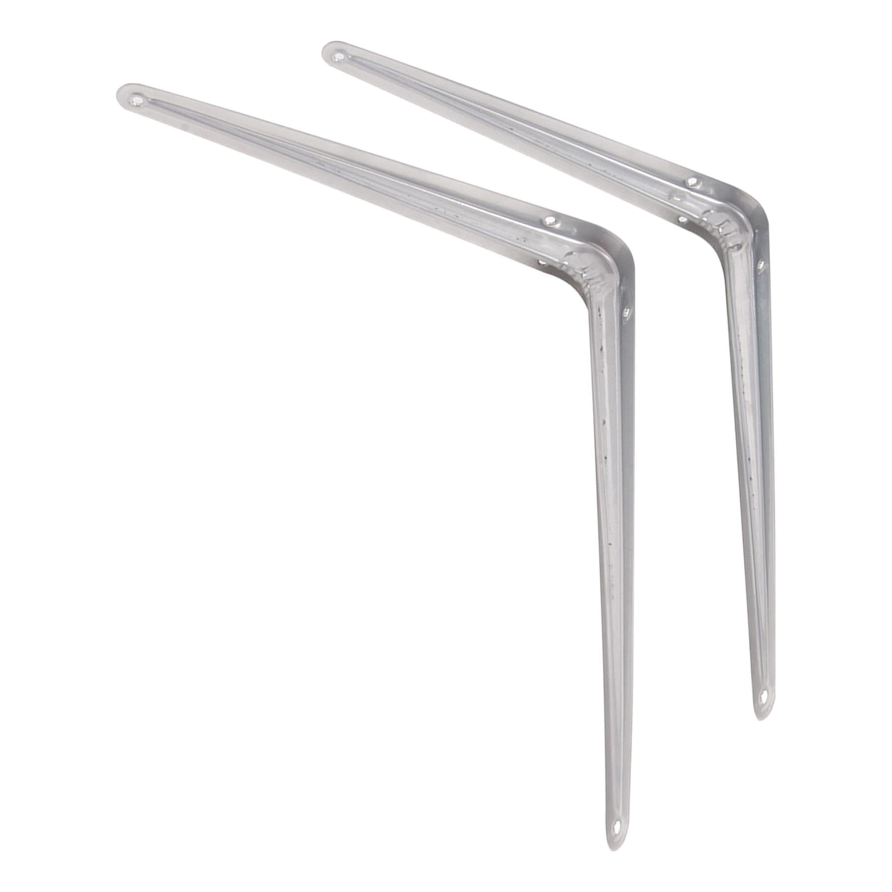 20Pce London Grey Shelf Bracket Display Box - 350 X 300mm Light To Medium Weight