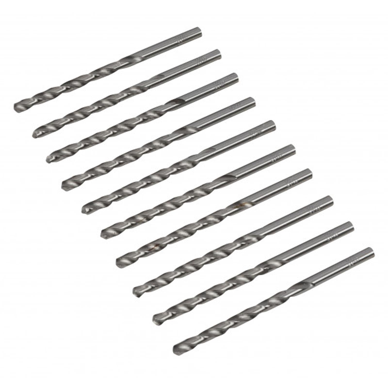 BlueSpot 10Pce High Quality 4.8mm HSS Drill Bit Set Metal Wood Plastic Drill Lifetime Guarantee