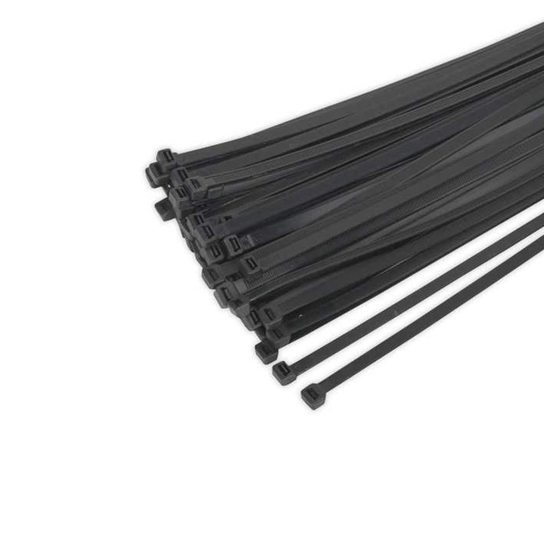 Sealey Cable Tie 650 x 12mm Black Pack of 50