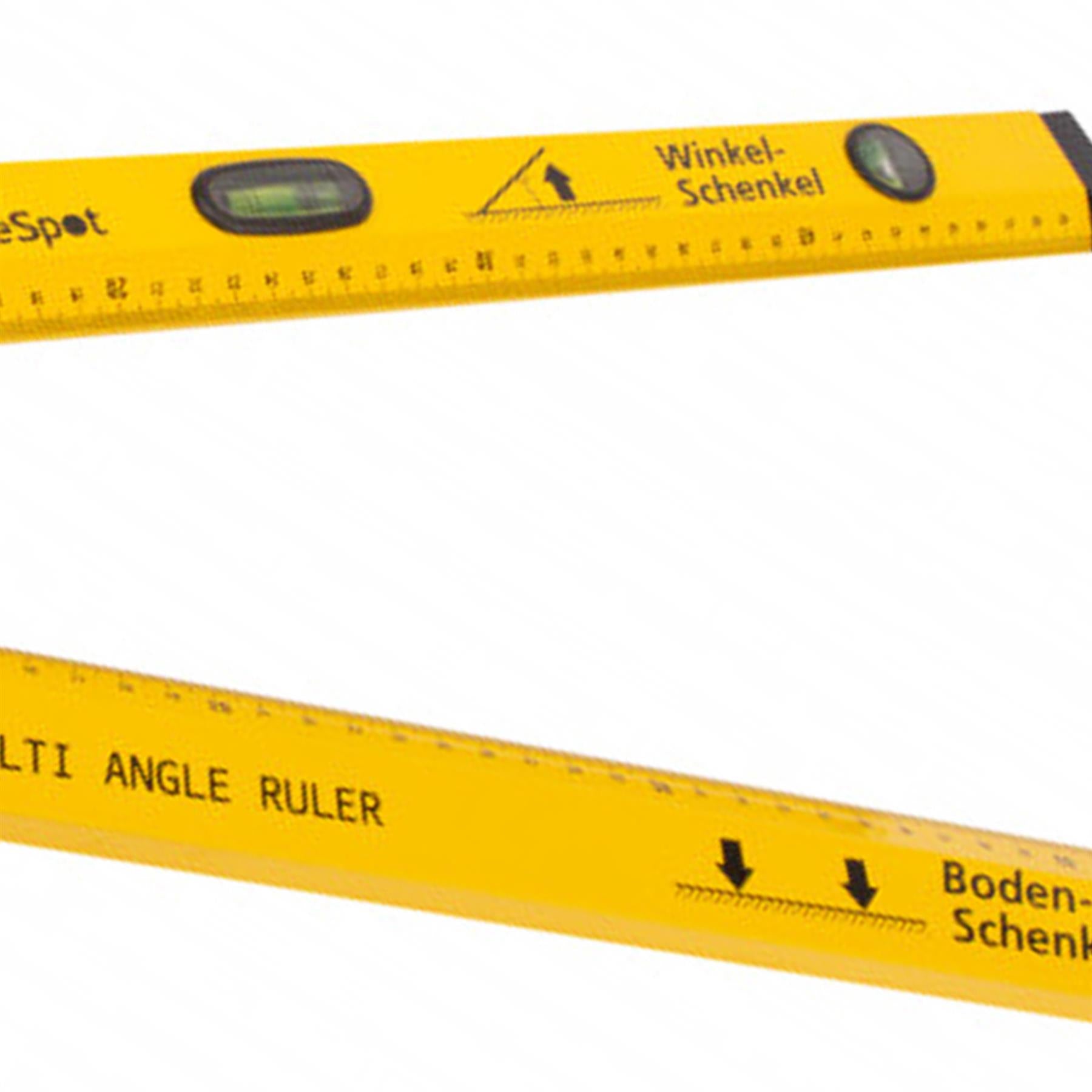 BlueSpot 24" Ruler And Angle Finder Multi Function Ruler Built In Spirit Level