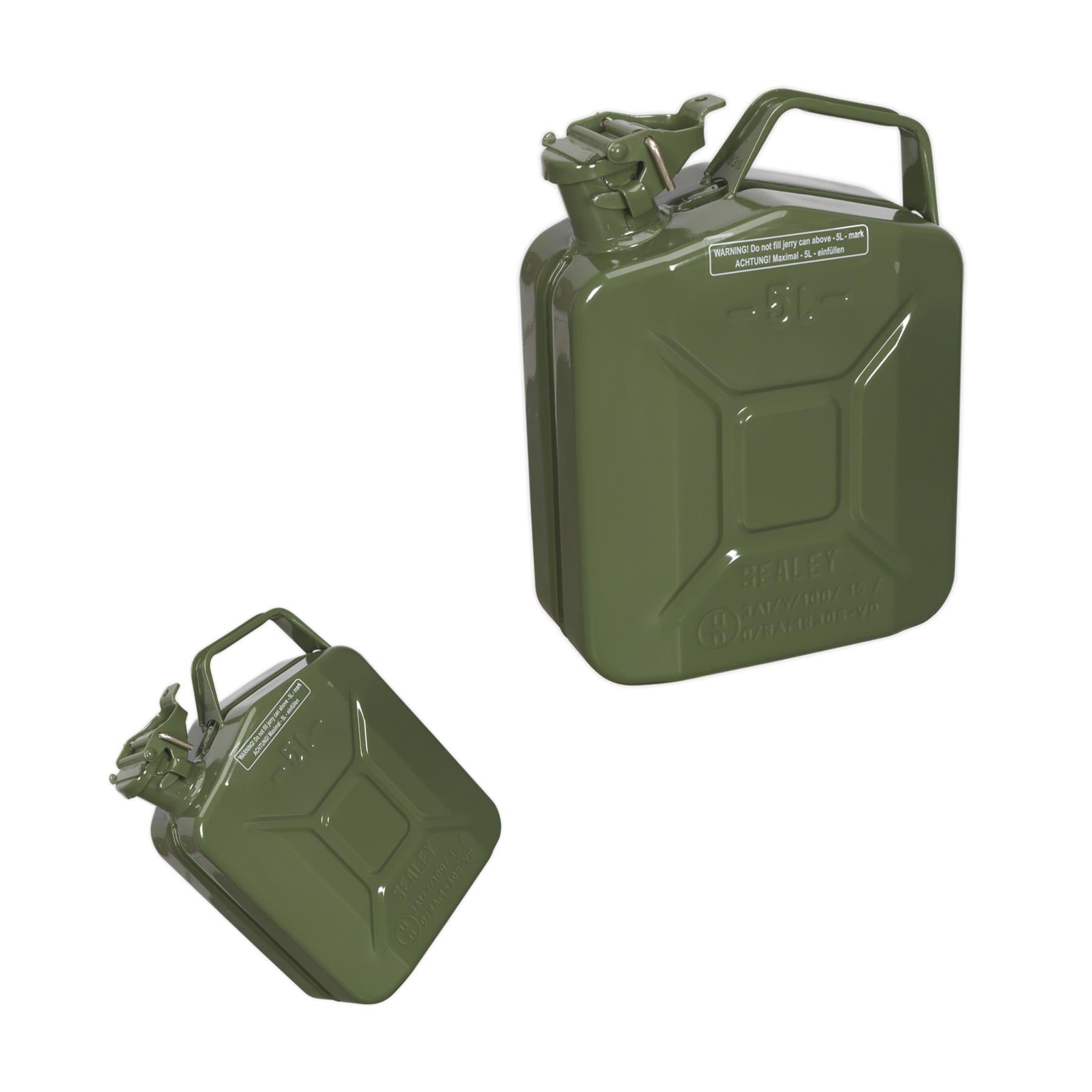 Sealey Jerry Can 5L - Green