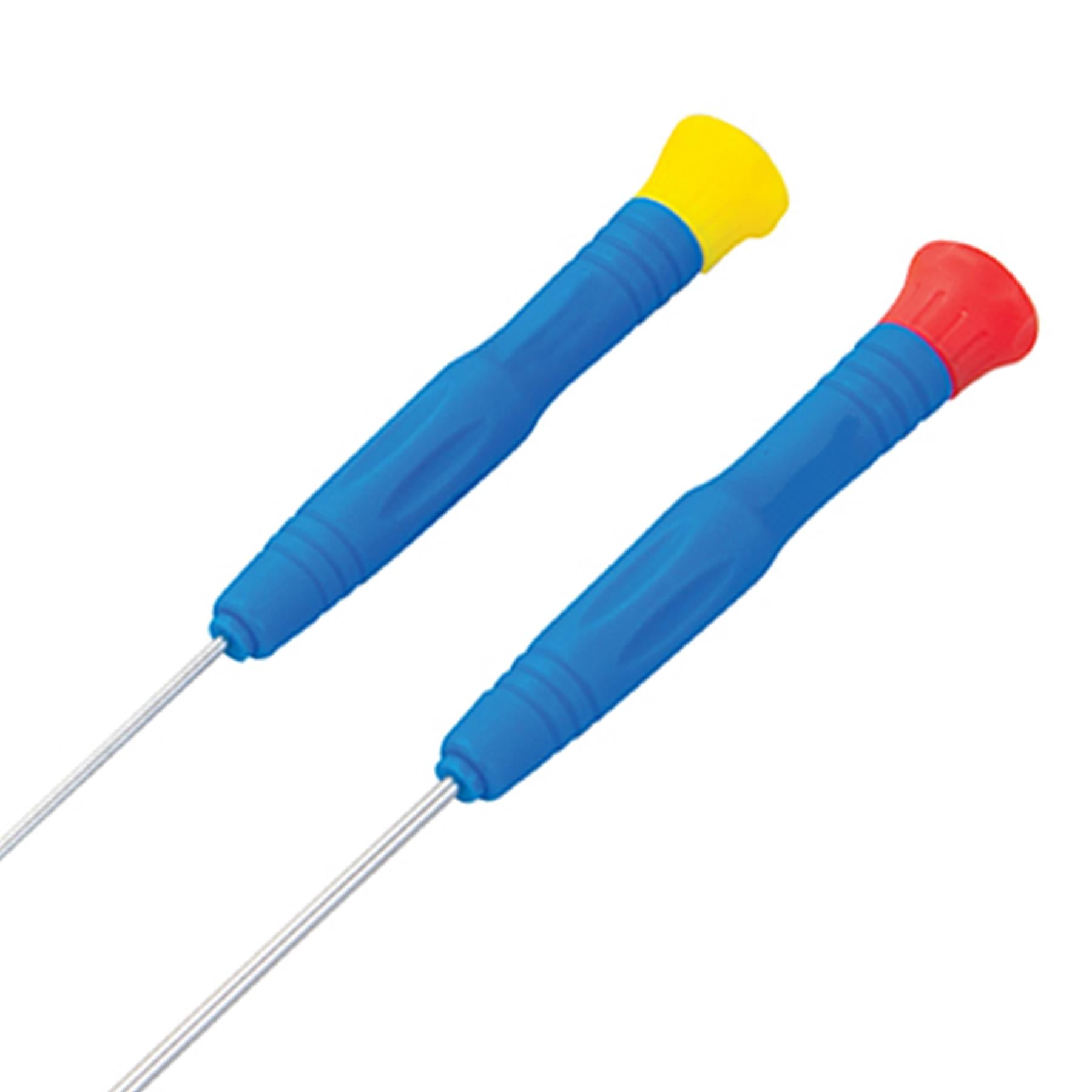 6Pce Extra-Long Precision Screwdriver Set Hardened & Tempered Steel Blades