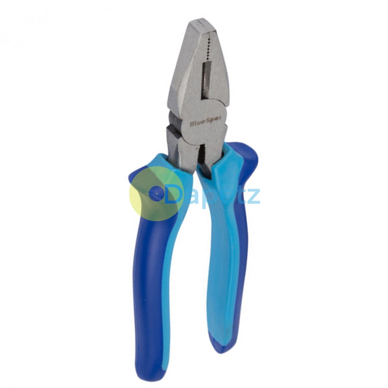 BlueSpot 3Pce Plier Set Soft Grip Handle Long Nose Pliers Cutters 150mm