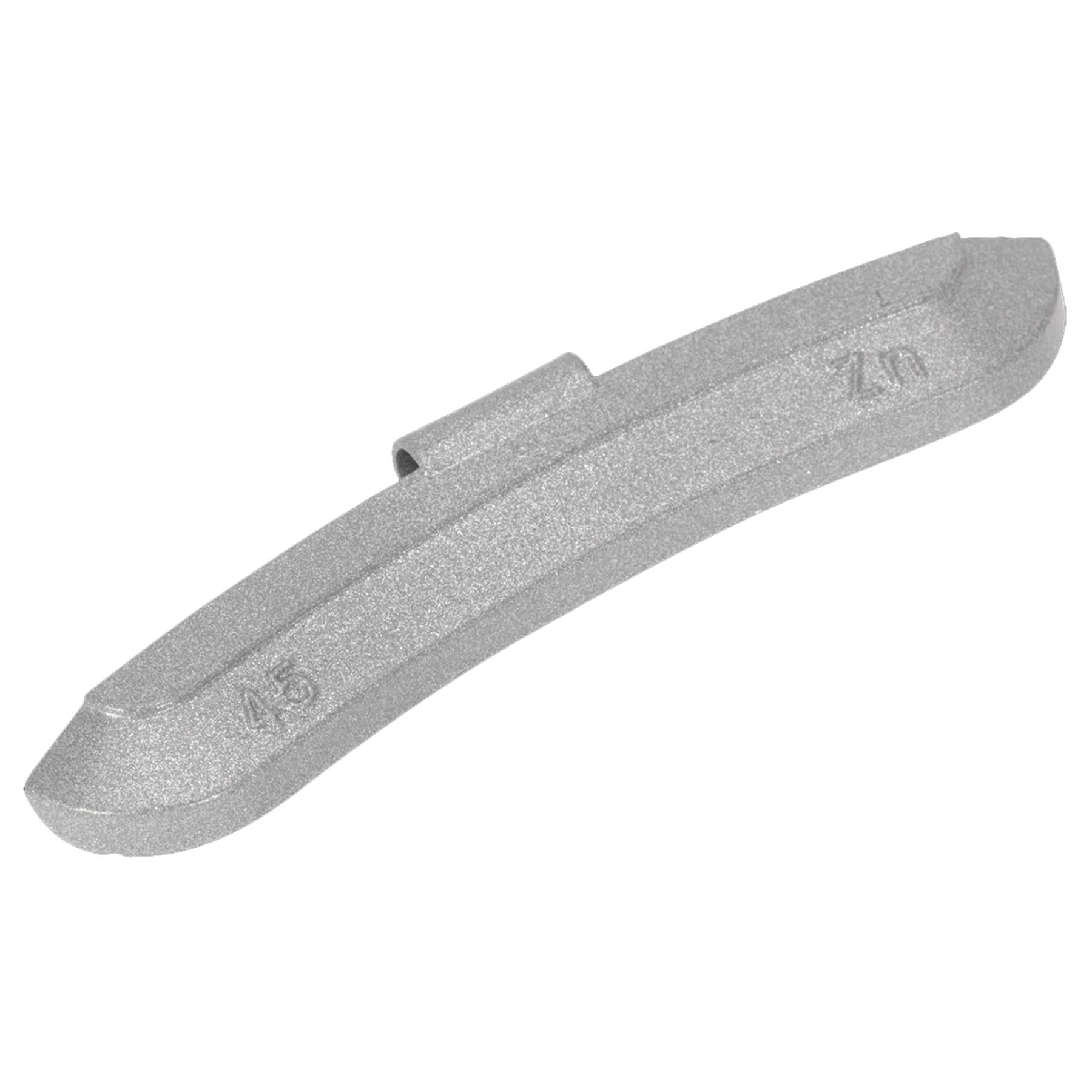 Wheel Weight 45g Hammer-On Zinc for Steel Wheels Pack of 50 Sealey