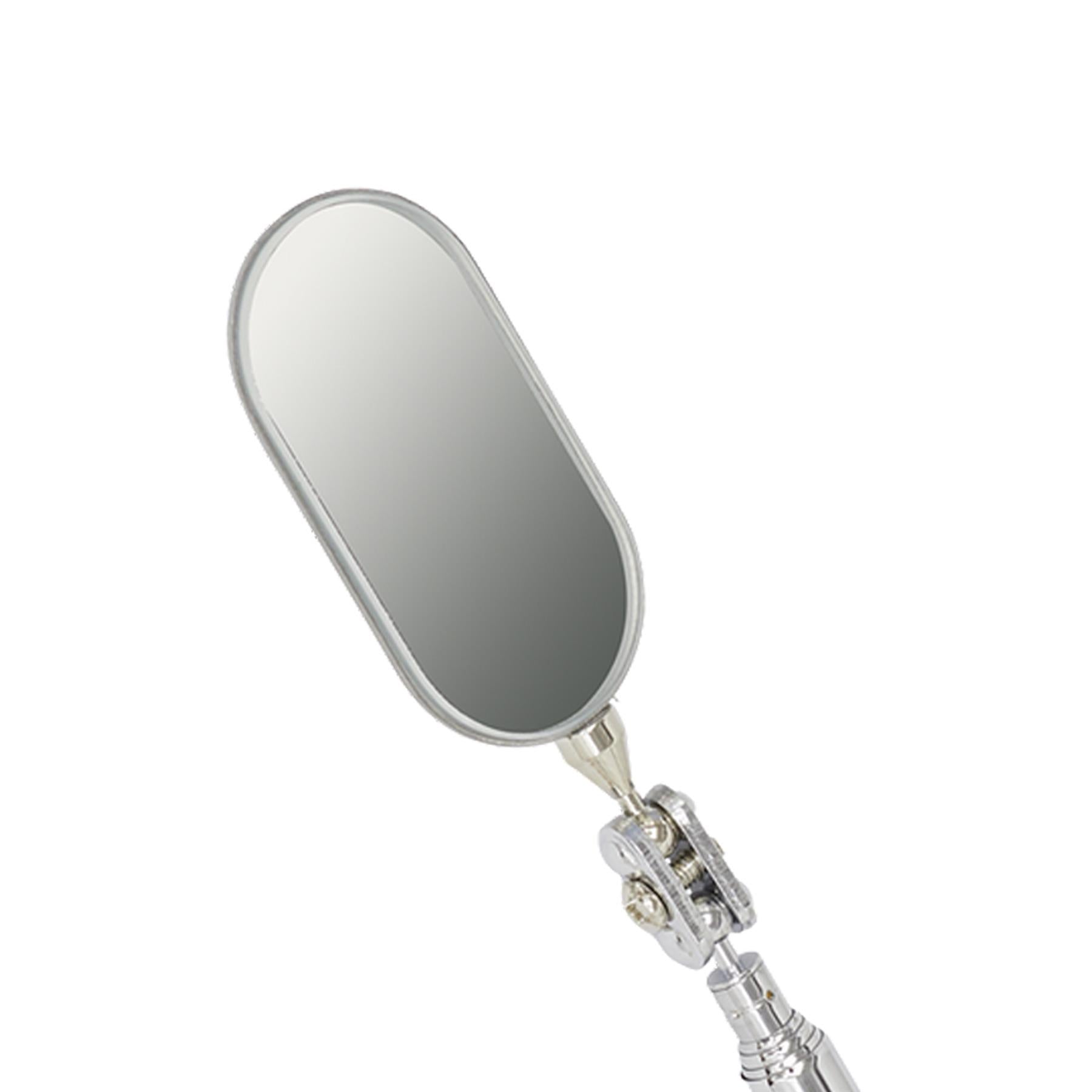 Sealey Telescopic Articulated Mirror 50 x 25mm Chromed Metal Body