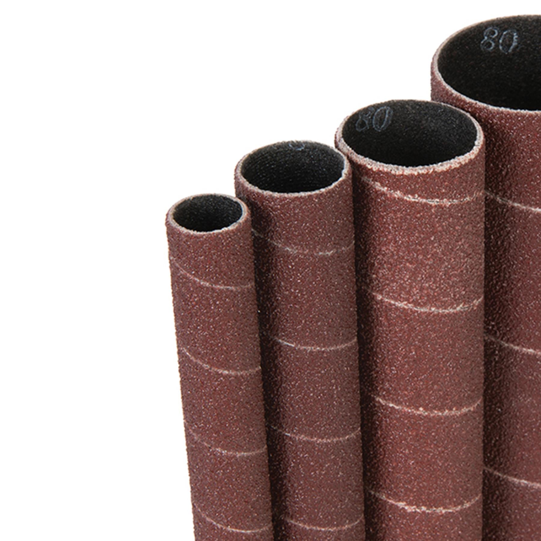 Aluminium Oxide Sanding Sleeves 5Pc 80G With Cloth Backing for Wood 80G