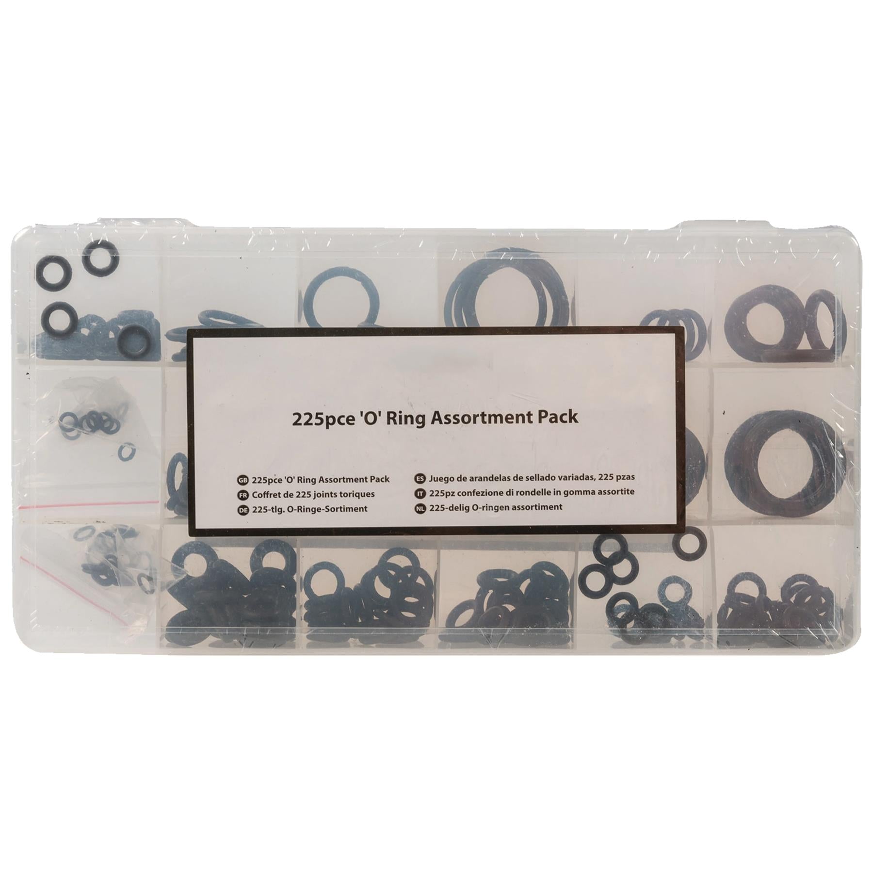 225Pce O Rings Assortment Pack For Air & Watertight Seal Between Materials