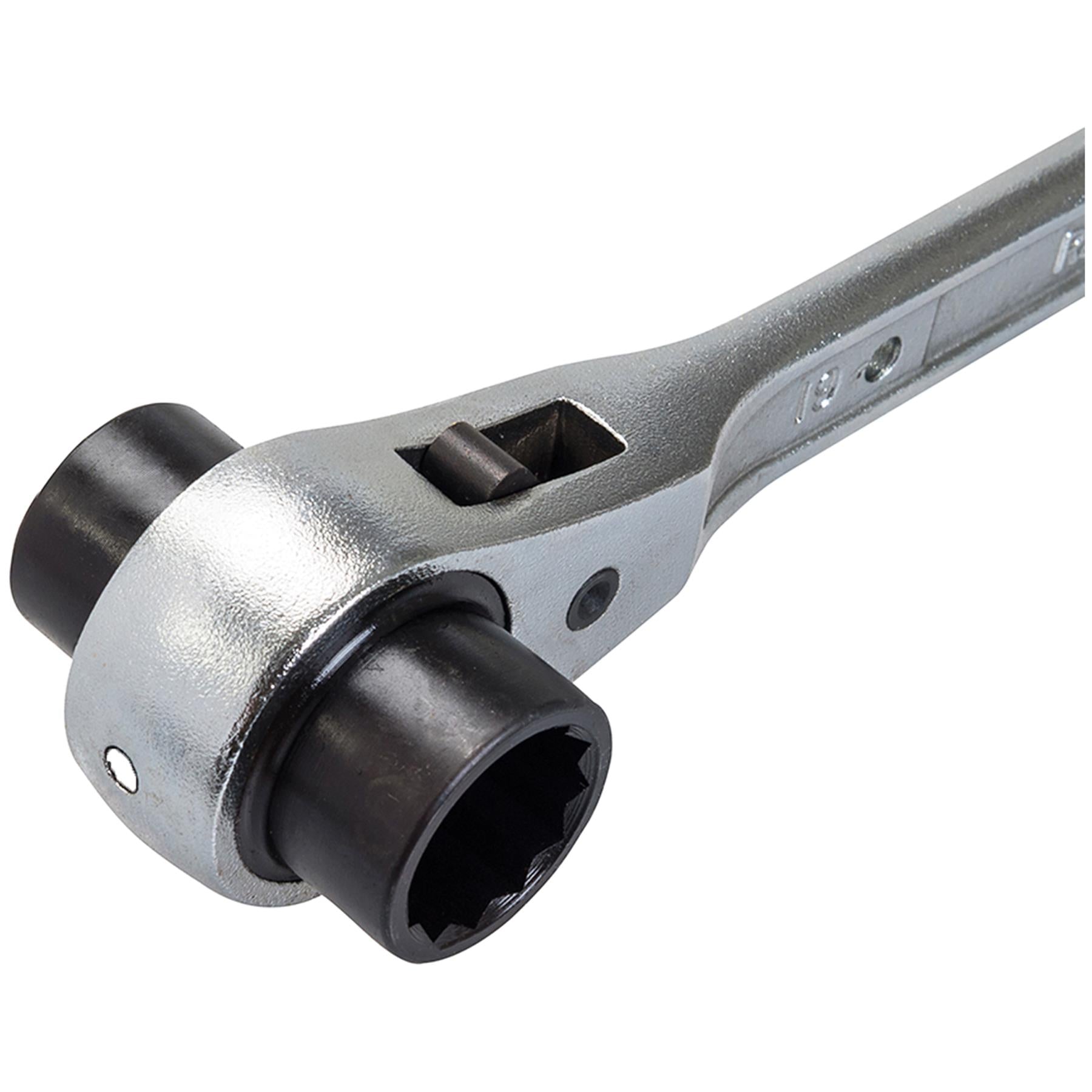 King Dick Heavy Duty Ratchet Podger Scaffolding Spanners 17 x 19mm Metric Heads