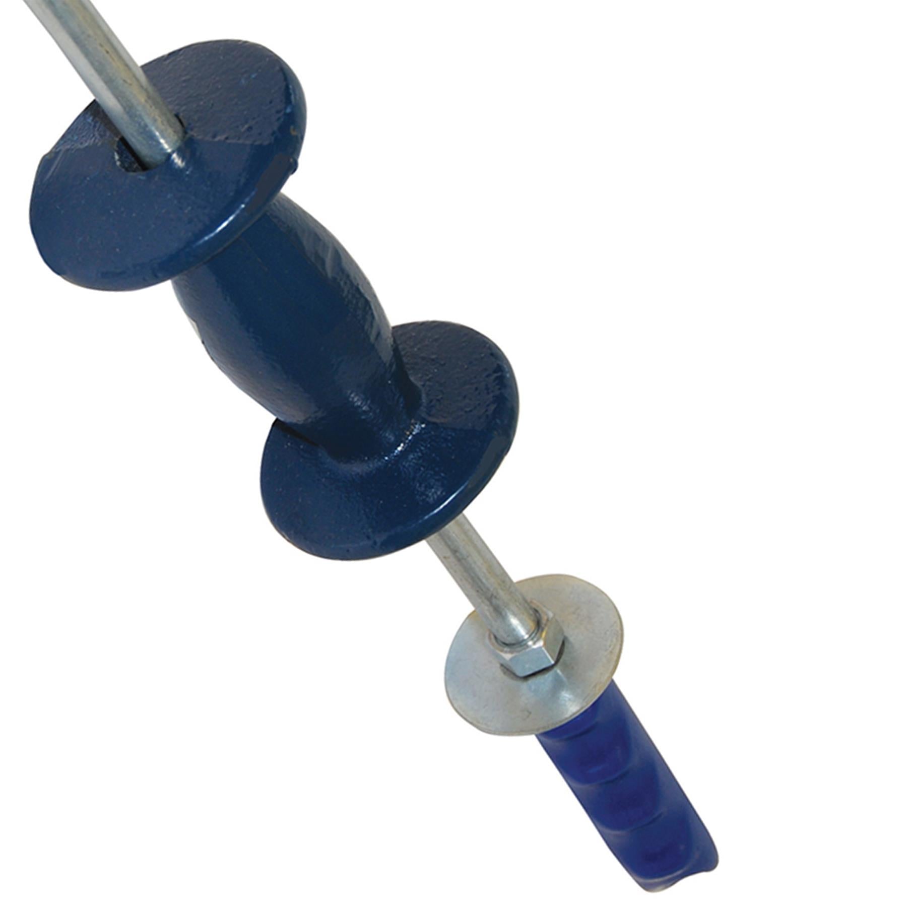 5Pc Slide Hammer Set 460mm Car Dent Puller Bearing Remover Steel Shaft Nose Cone