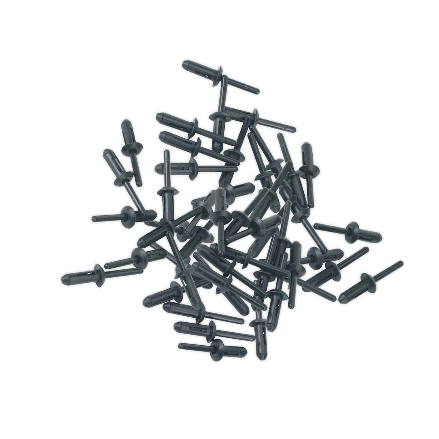 Sealey Plastic Rivet Ø5 x 15.8mm Pack of 50