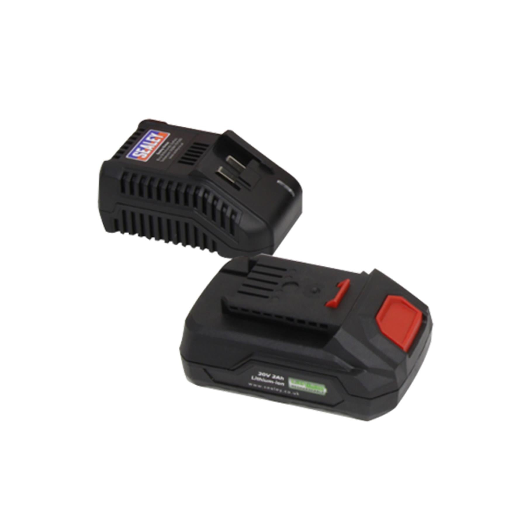 Sealey Cordless Garden Leaf Blower 20V With 2Ah Battery & Charger Lightweight