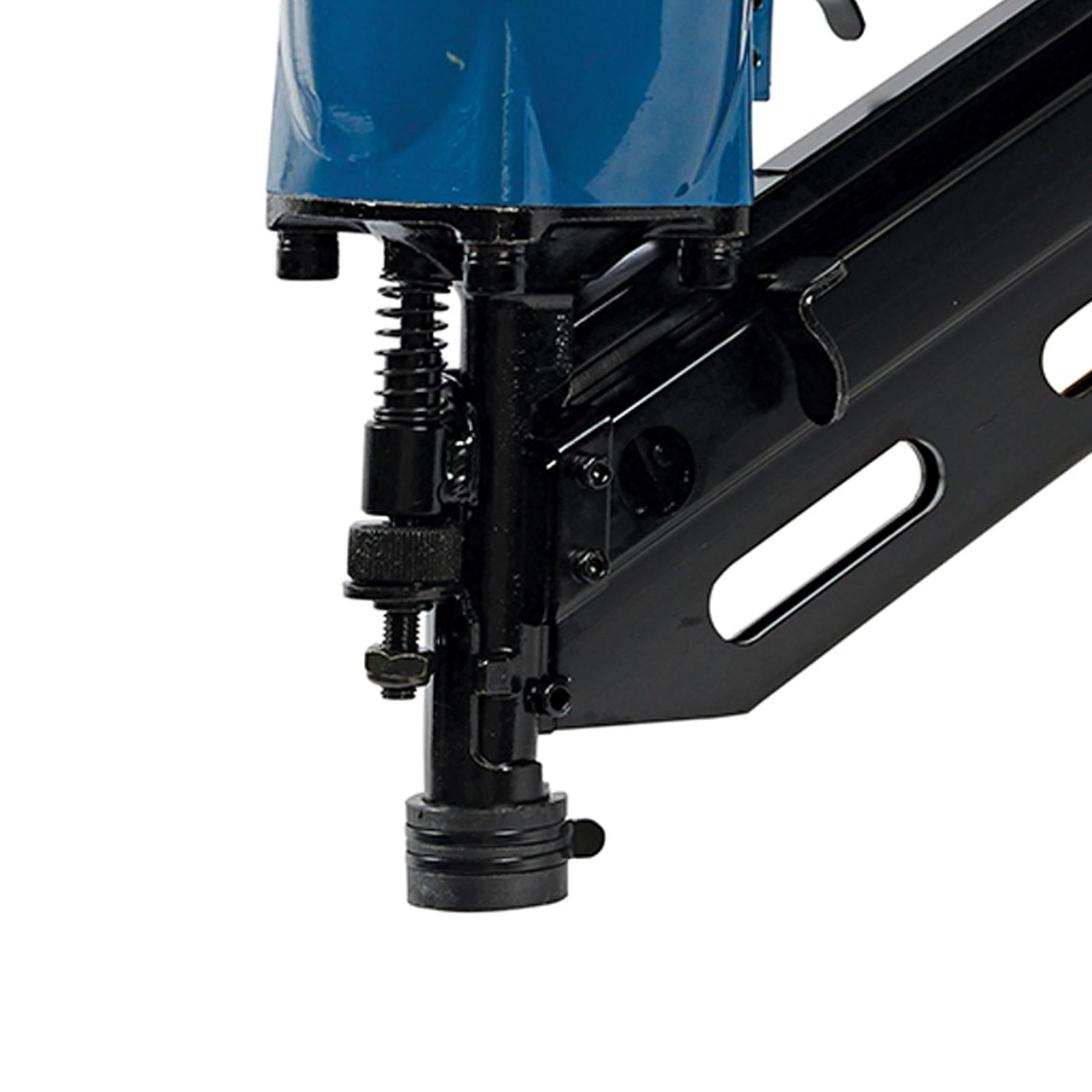 Air Finishing Nailer Nail Gun 90mm 10 - 12 Gauge Nails Framing Fencing Decking