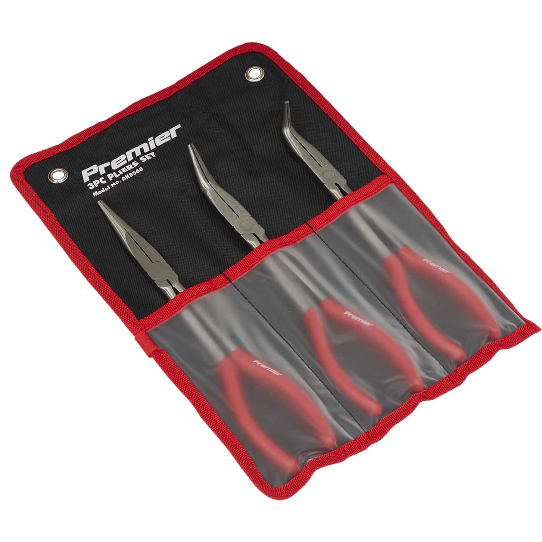 Sealey Needle Nose Pliers Set 3pc 280mm