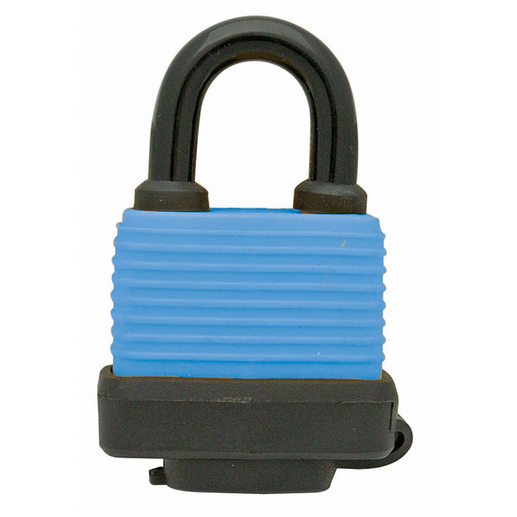 Steel body 48mm Protective Rubber Coating Weather-Resistant Protective Base Padlock
