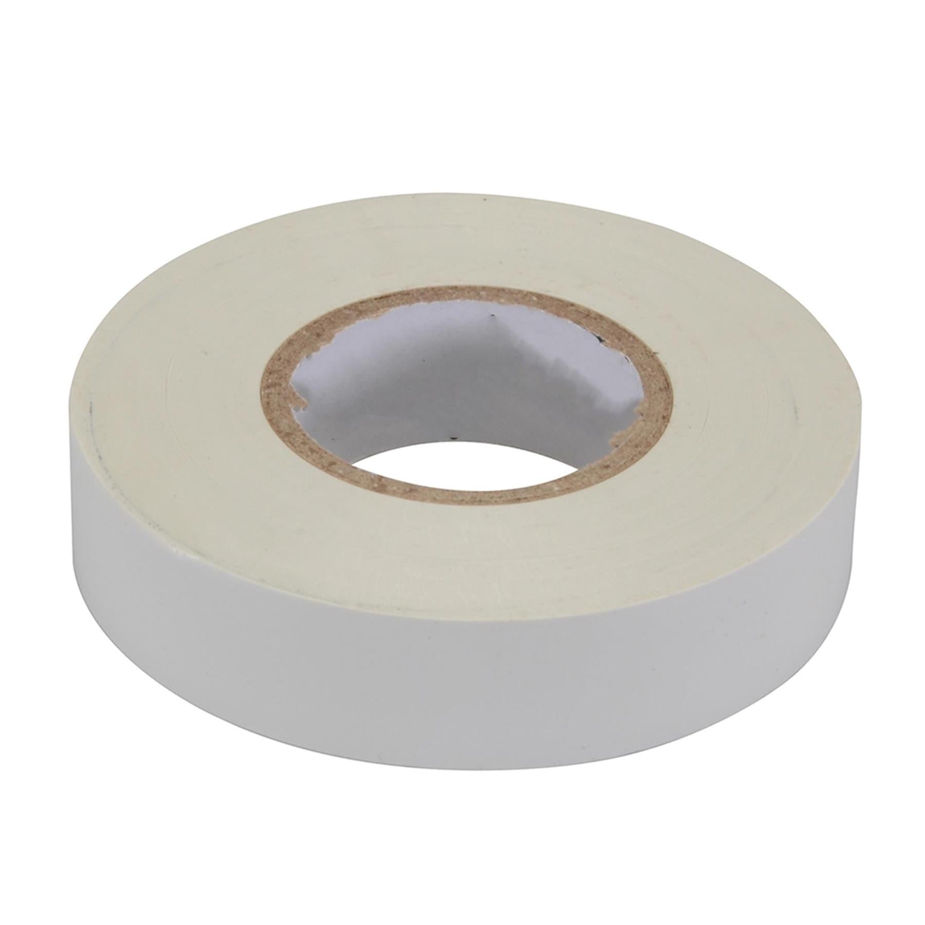 Electrical Pvc Insulation Insulating Tape 22m Flame Retardant Rolls White 5 Rolls