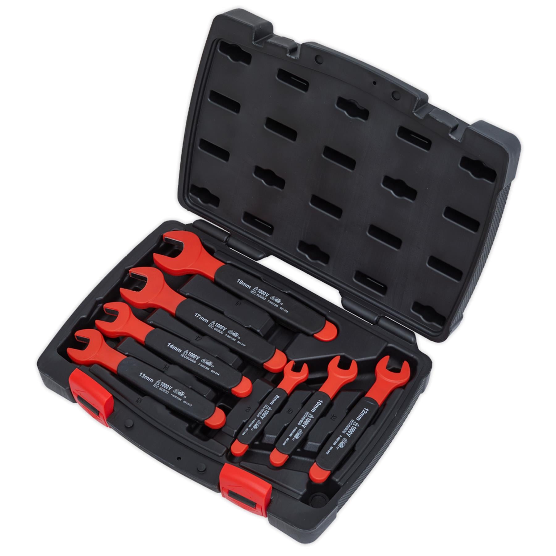 Sealey Insulated Open-End Spanner Set 7pc VDE Approved