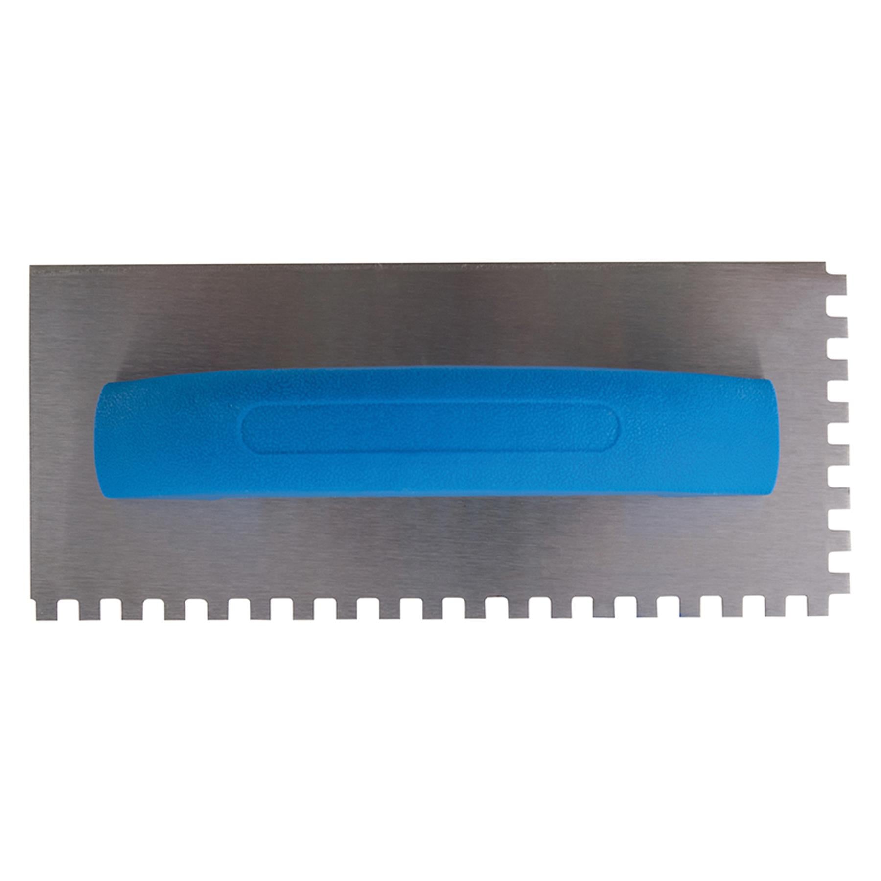 D-Handle Tool Tile Square Notch Notched Adhesive Trowel 280mm 6mm-Teeth