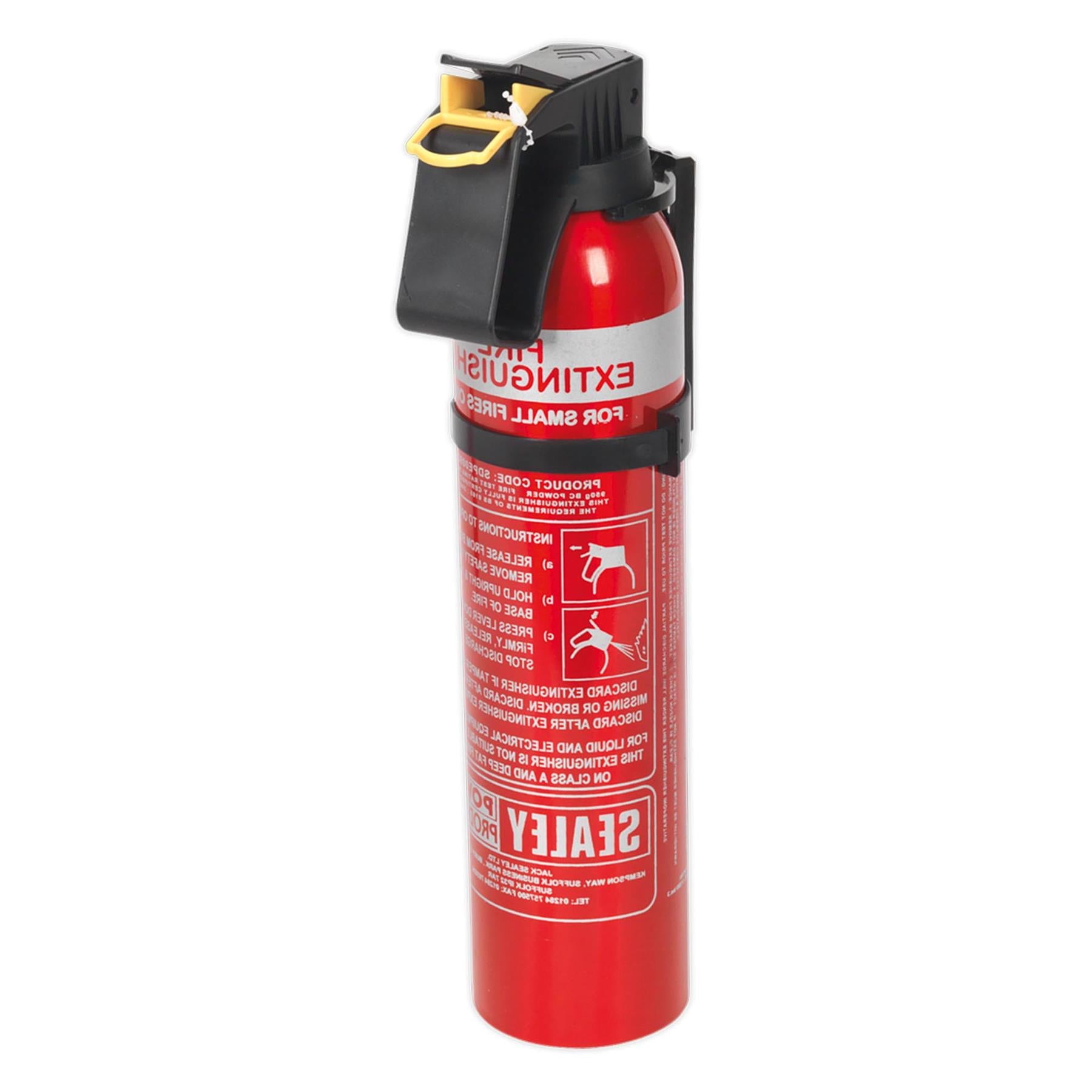 Sealey Fire Extinguisher 0.95kg Dry Powder - Disposable