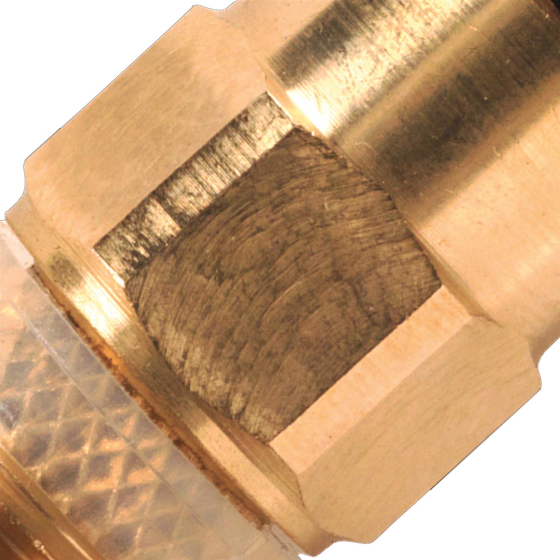 Sealey Brass SuperThread Str Adaptor 8mmx1/4"BSP Pk of 2 (RM10812)