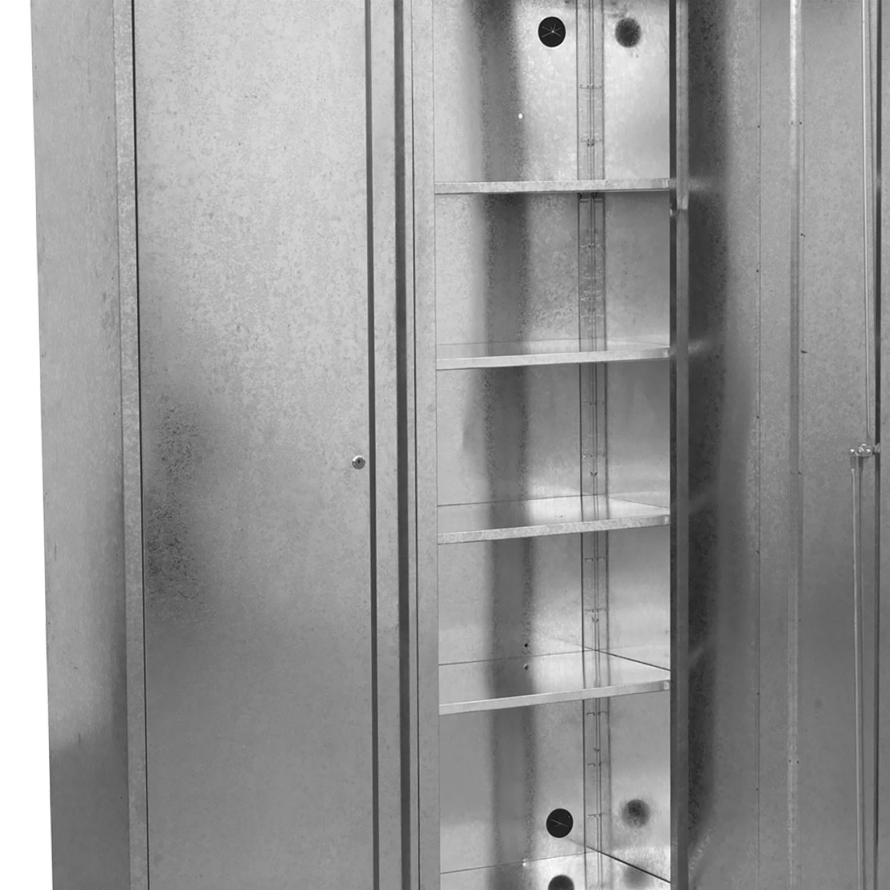 Sealey Galvanized Steel Floor Cabinet 4-Shelf Extra-Wide