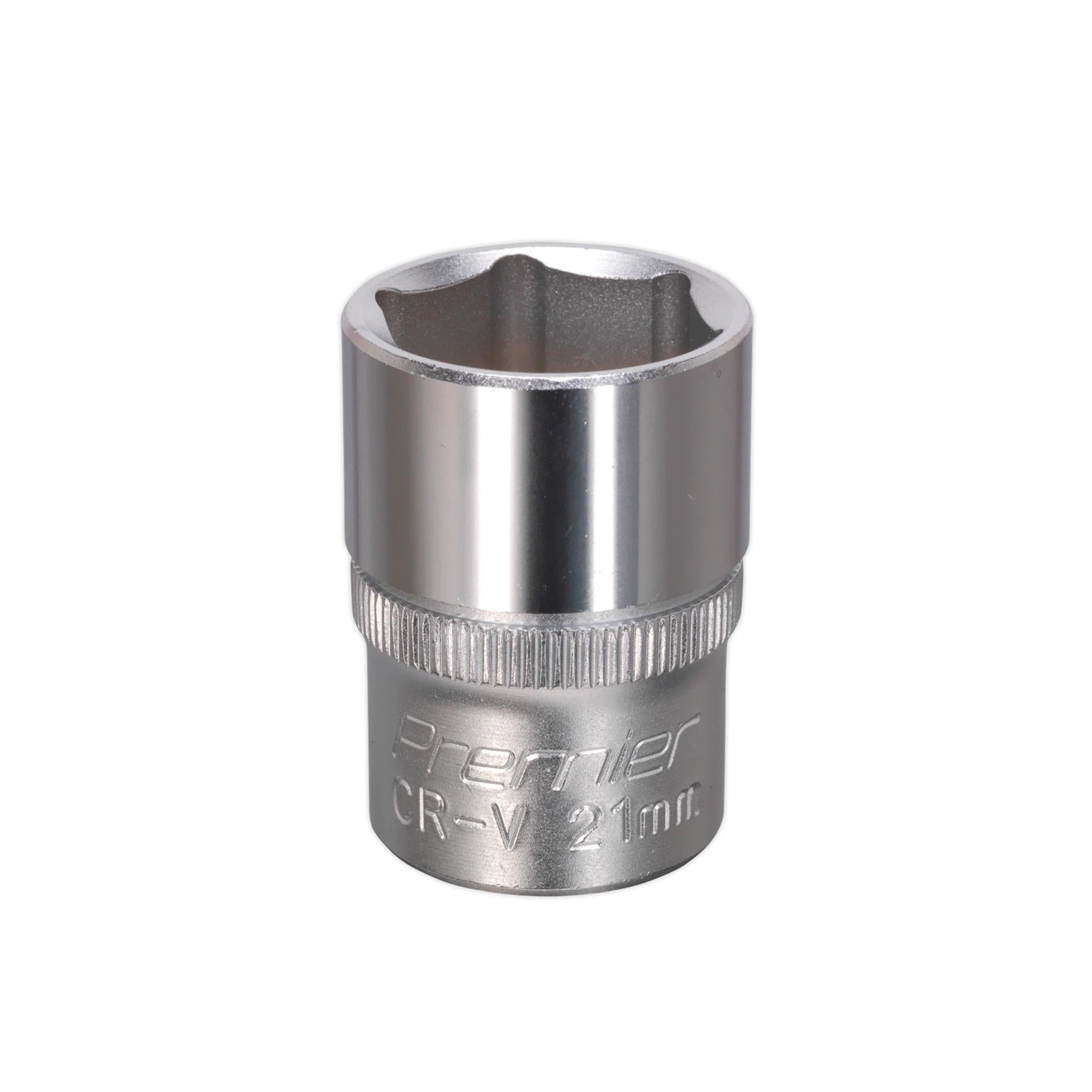 Sealey WallDrive Socket 21mm 1/2"Sq Drive