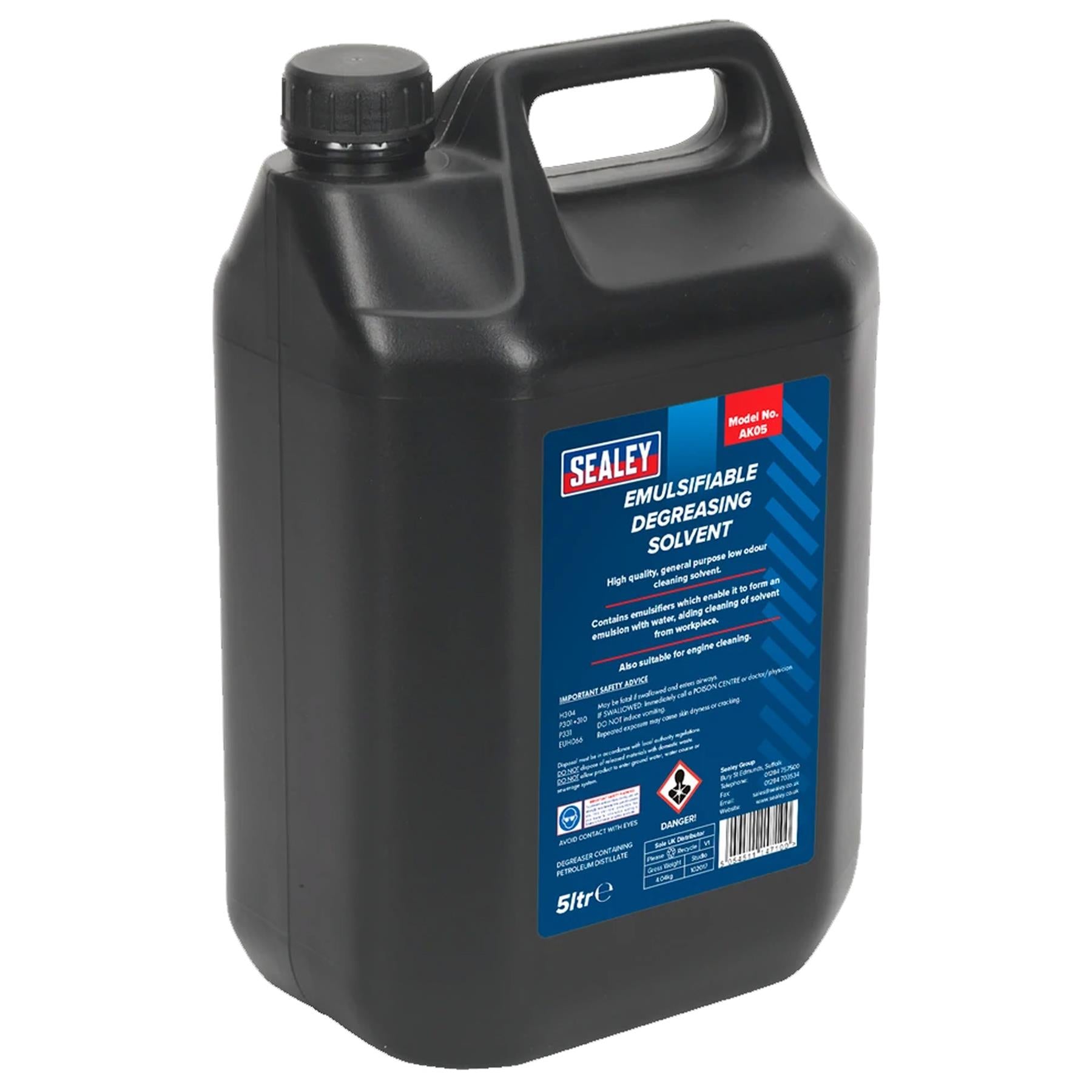 Sealey Degreasing Solvent Emulsifiable 5L