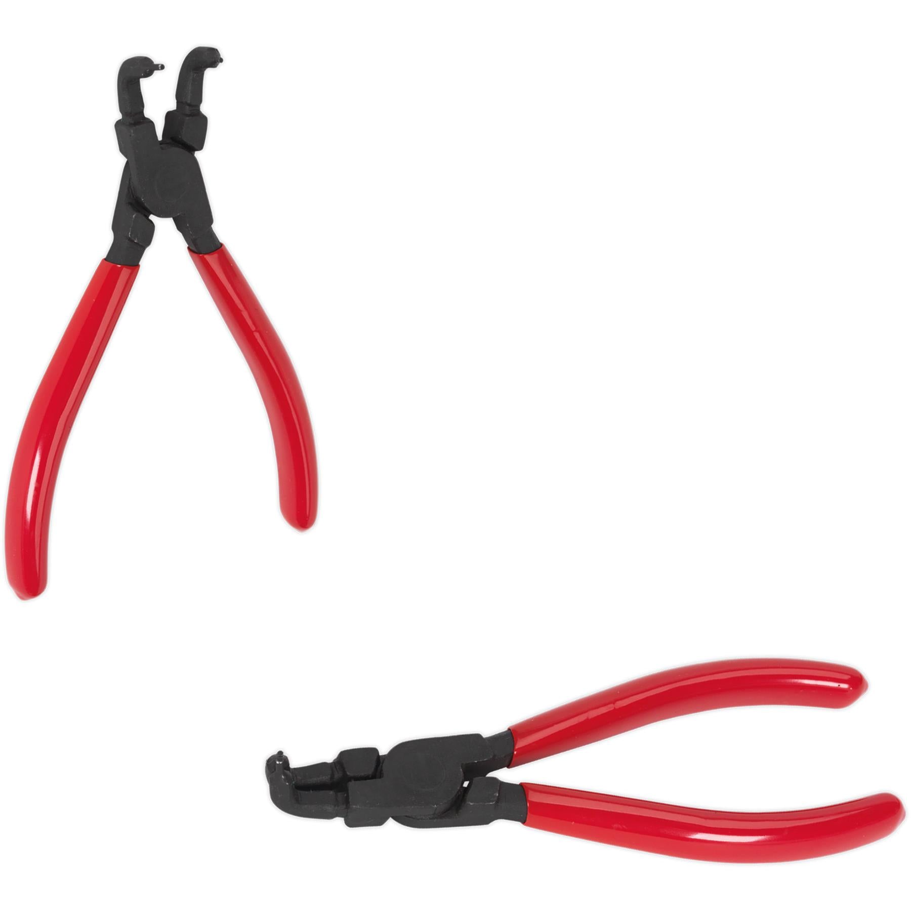 Circlip Pliers Internal Bent Nose 140mm. AK84533 Sealey