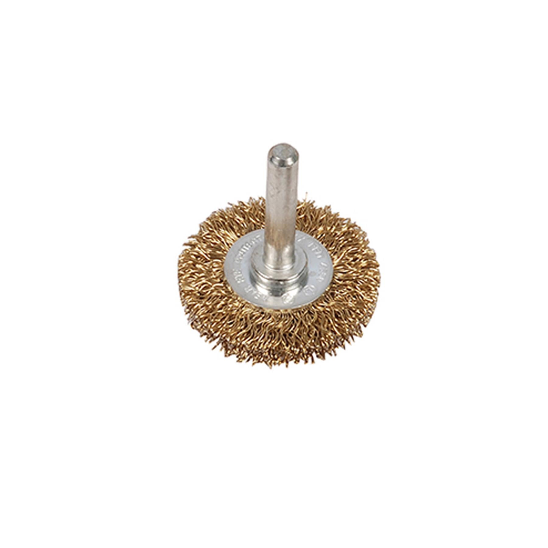 6Pc Wire Wheel & Cup Brush Set 6mm Shank Paint Rust Removal High Quality