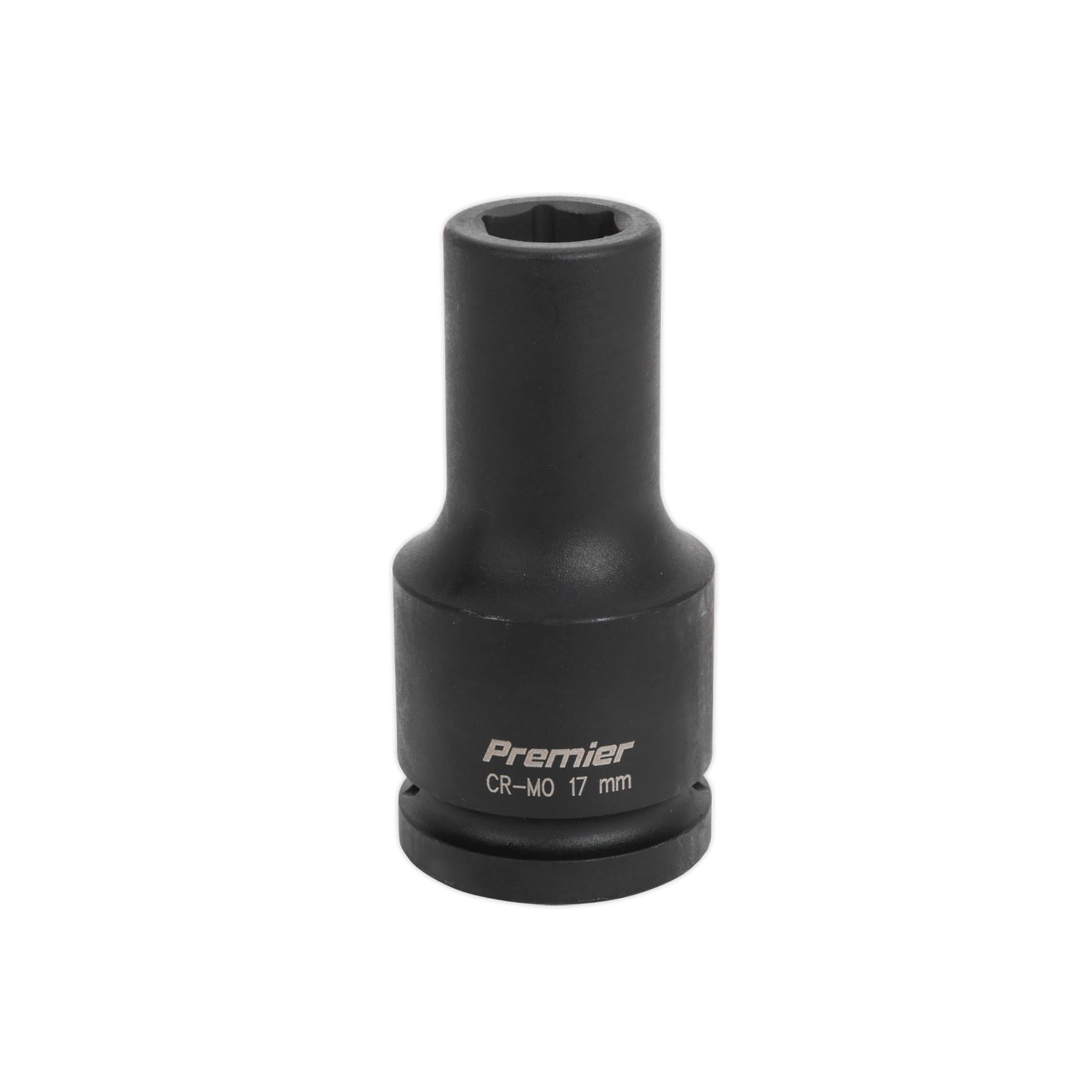 Sealey Impact Socket 17mm Deep 3/4"Sq Drive