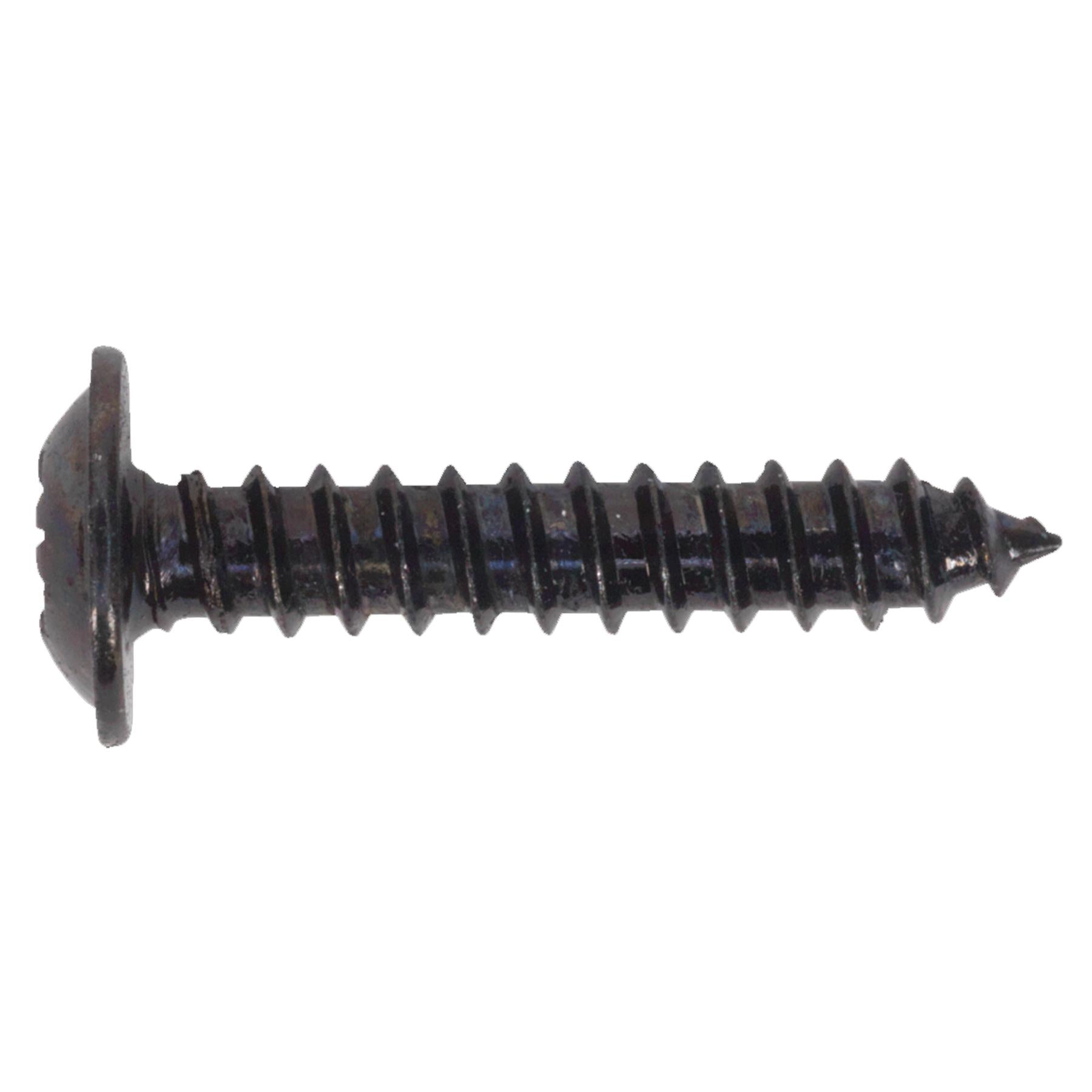 Sealey Self Tapping Screw 3.5 x 19mm Flanged Head Black Pozi Pack o
