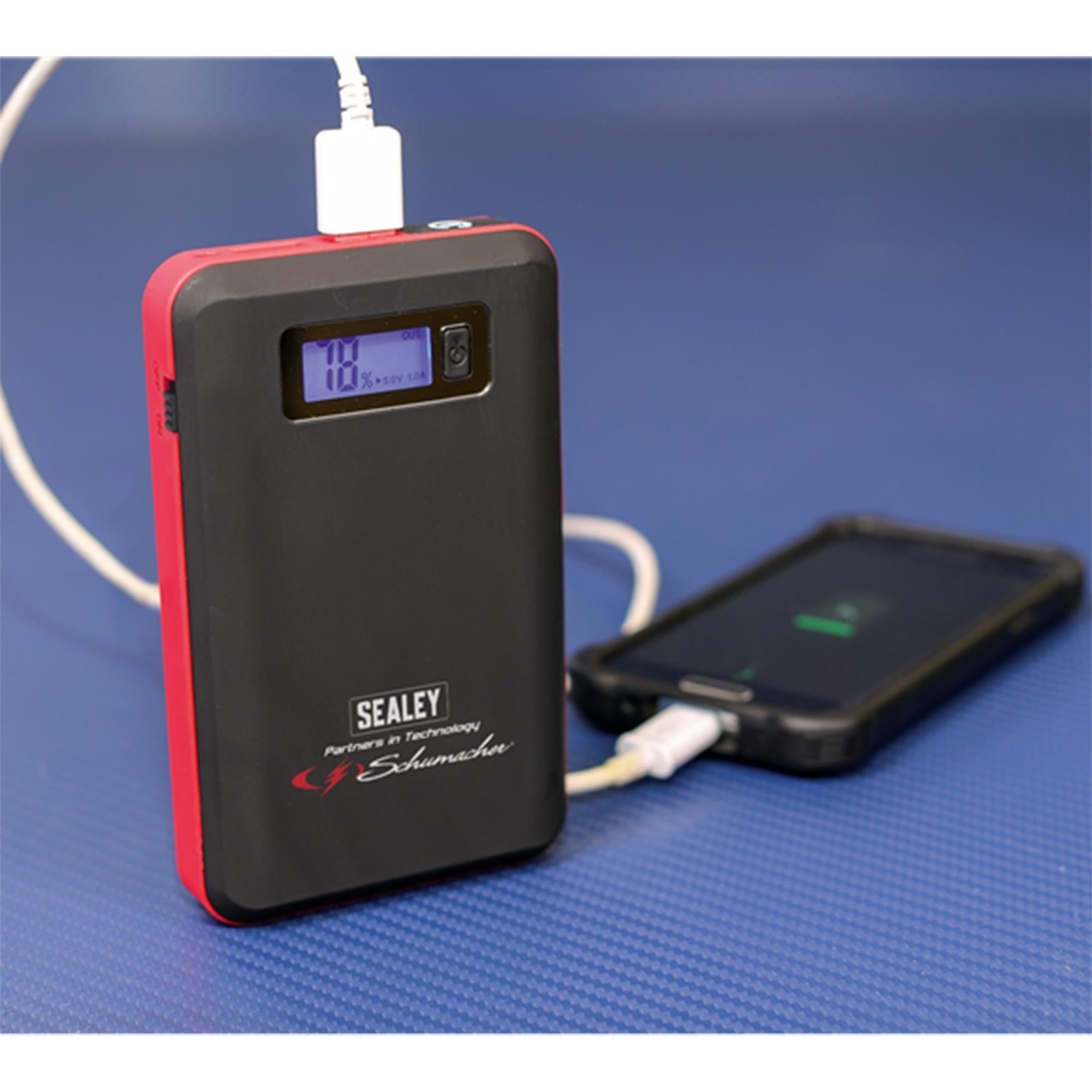 Sealey Schumacher Jump Starter Power Pack Lithium-ion 600A