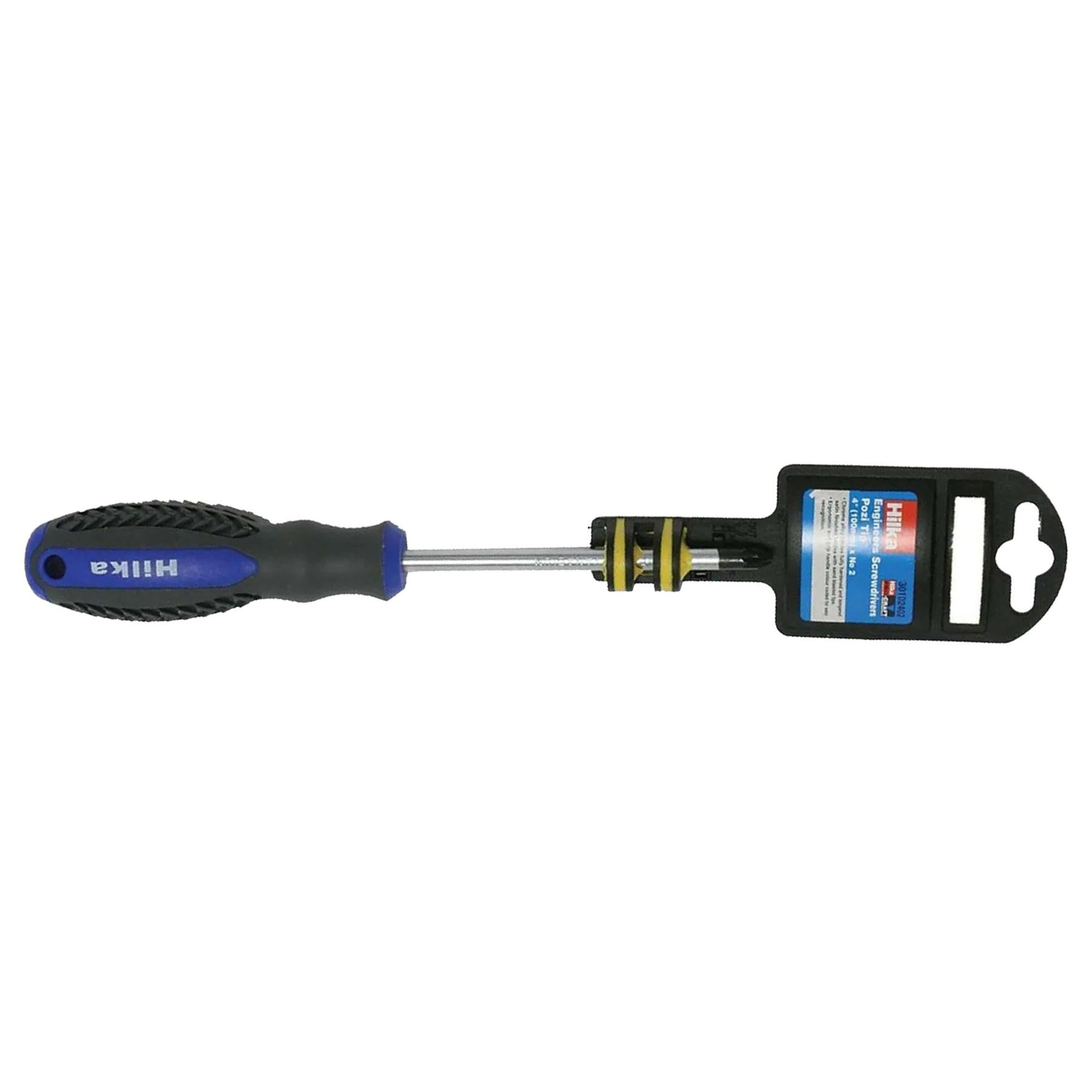 Engineers Screwdriver Pozi Tip Pro Craft 4" 100mm Screwdriver Torx Magnetic Tip
