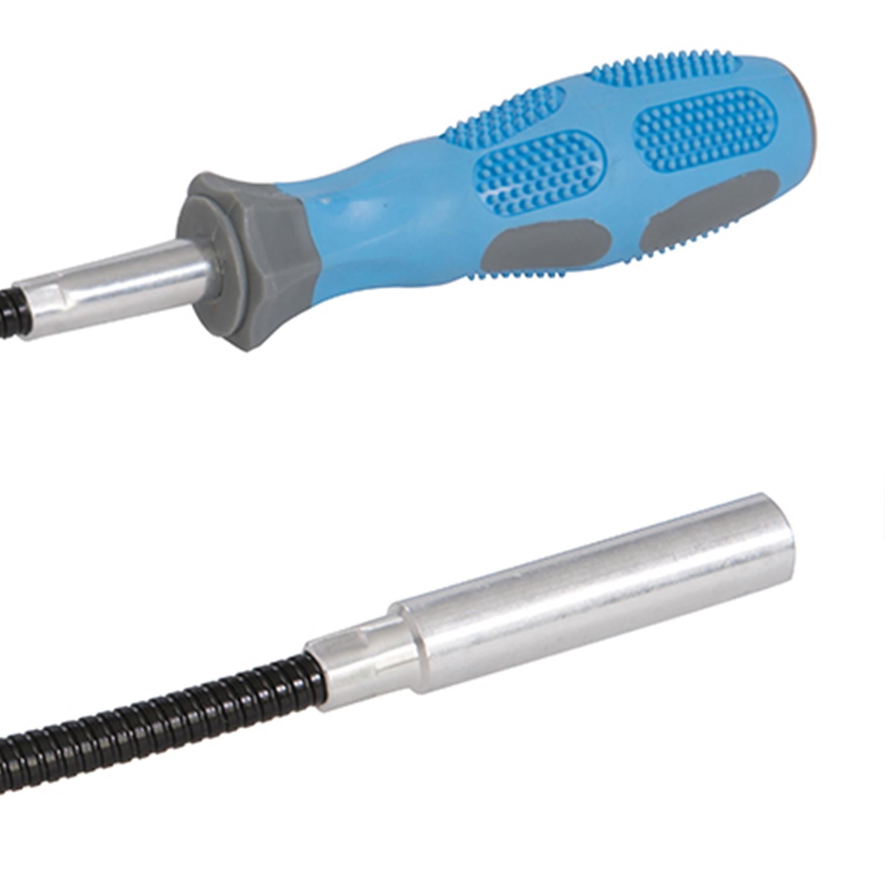 Flexible Magnetic Pick-Up Tool - 600mm Retrieves Ferrous Objects Up To 2Kg