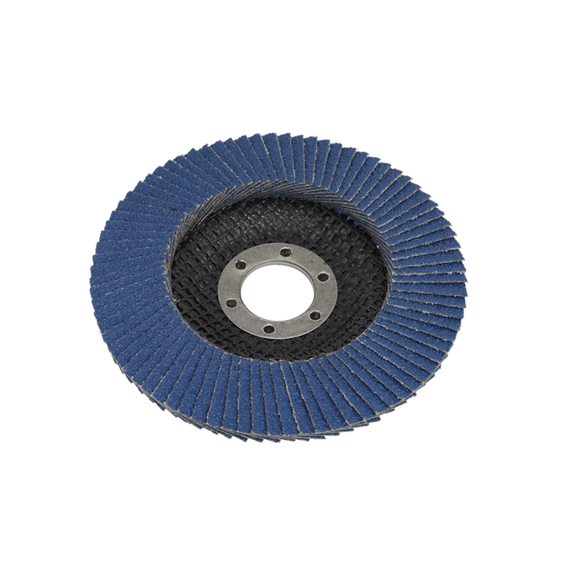 Sealey Flap Disc Aluminium Oxide Ø125mm Ø22mm Bore 120Grit