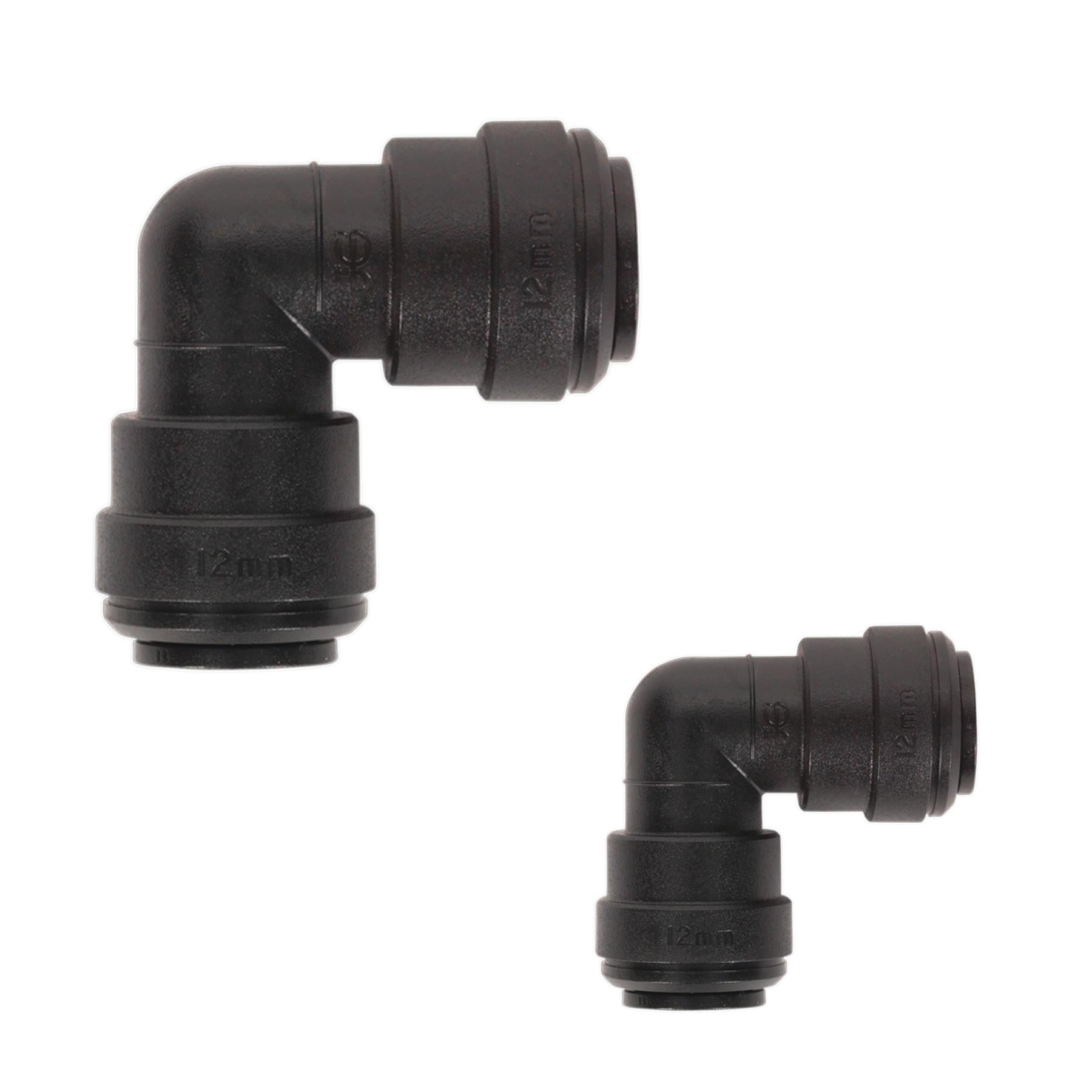 Sealey Elbow Coupling 12mm Pack of 5 (John Guest Speedfit-PM0312E)