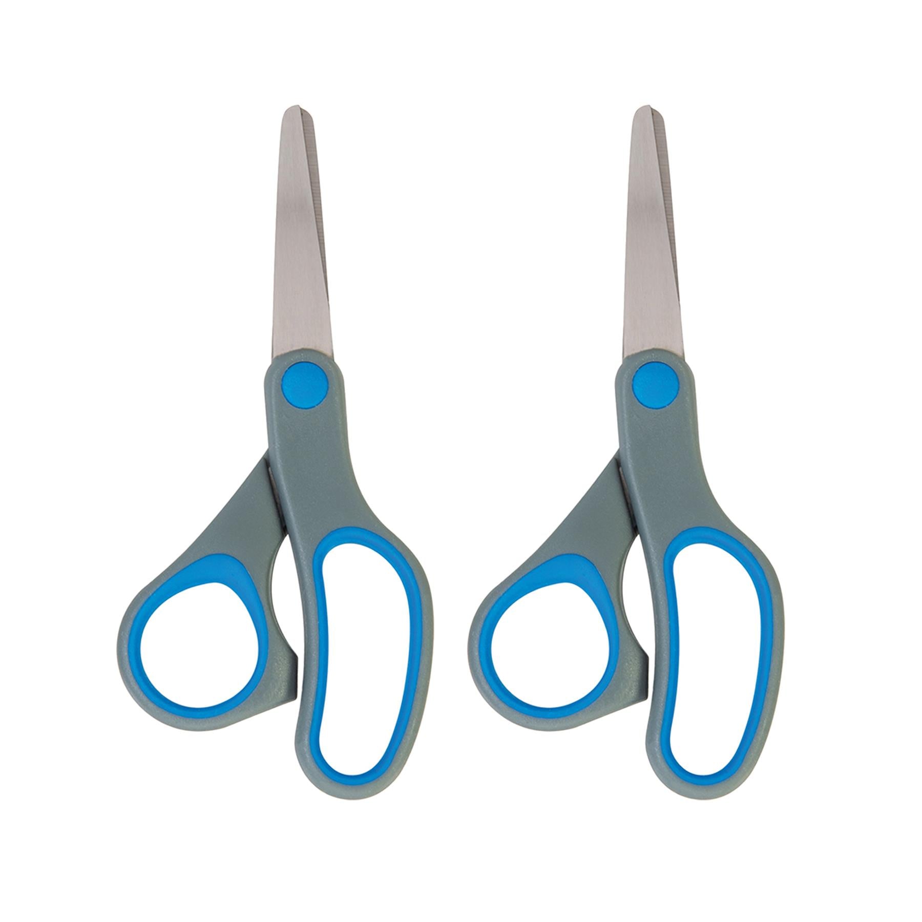 2Pk Scissors - 140mm (5 ½) Stainless Steel S2 Steel Bits In Handy Storage Case